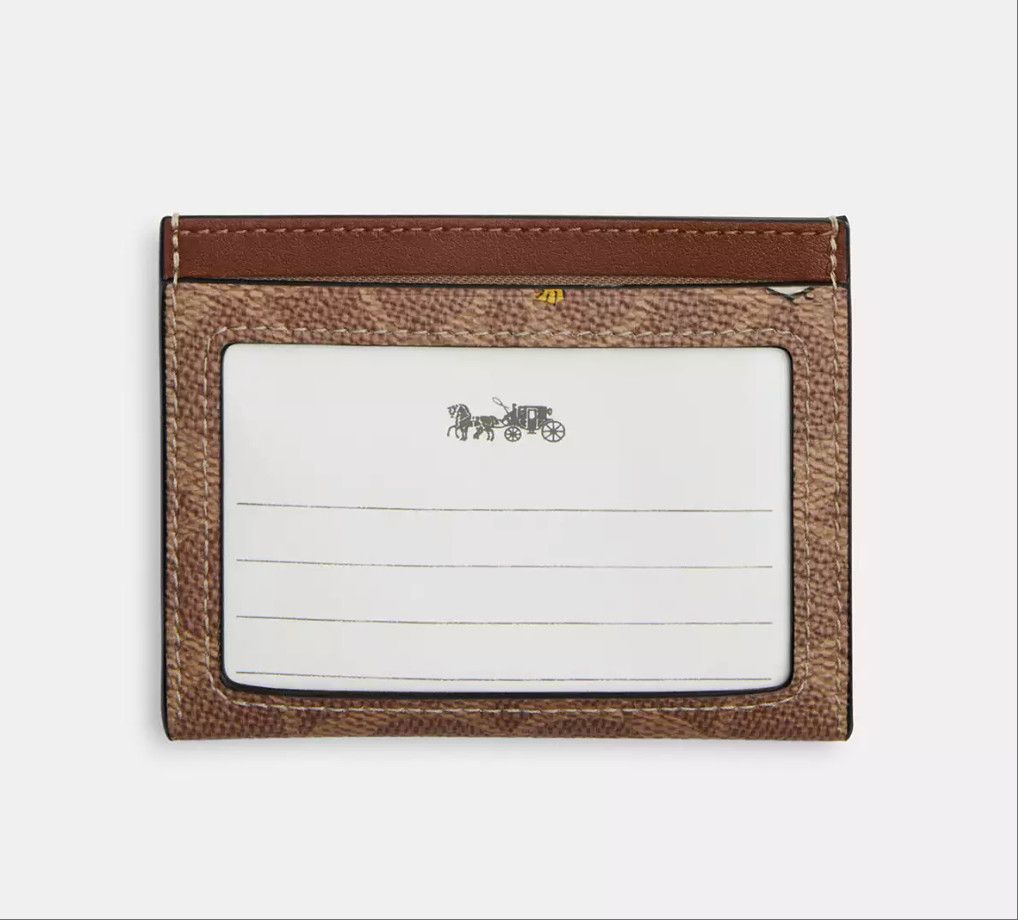 Coach Coach X Peanuts Slim Id Card Case With Snoopy Print CBK55 Size ONE SIZE - 6 Thumbnail