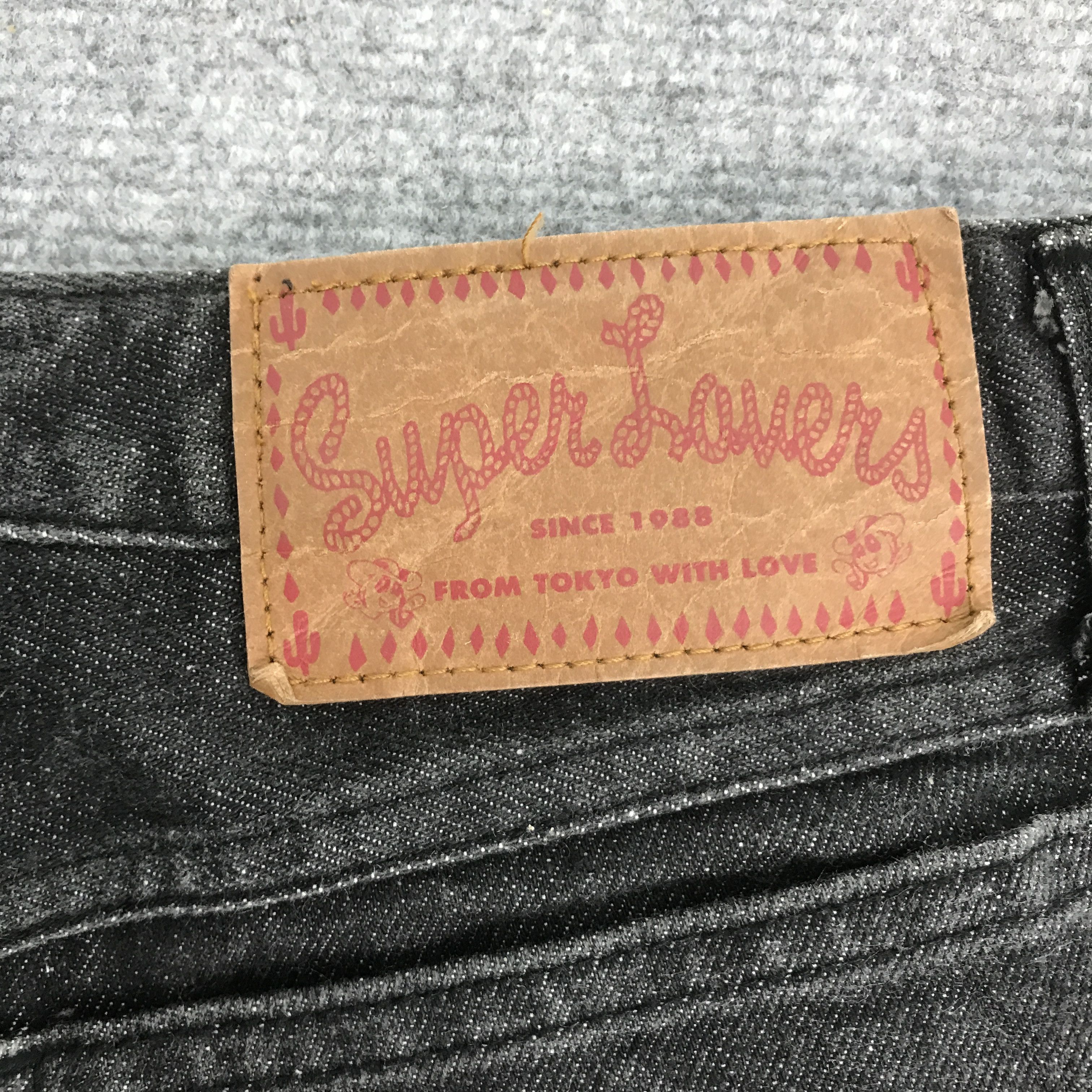 Super Lovers SUPER LOVERS BOOTCUT BLACK DENIM K54B15 Size US 28 / EU 44 - 7 Thumbnail