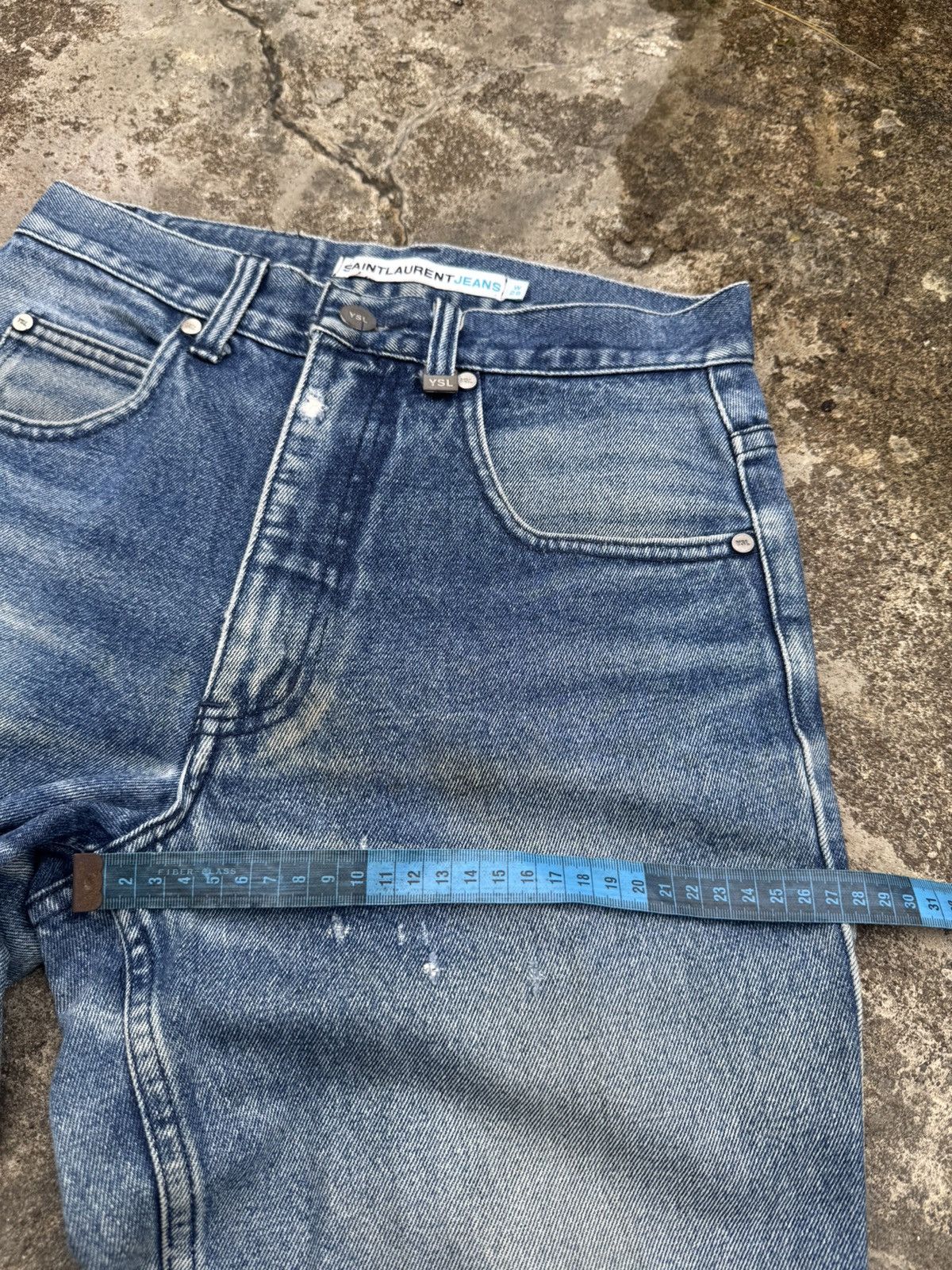 Saint Laurent Paris SAINT LAURENT JEANS HIGH WAISTED HEDI SLIMANE Size US 28 / EU 44 - 8 Thumbnail