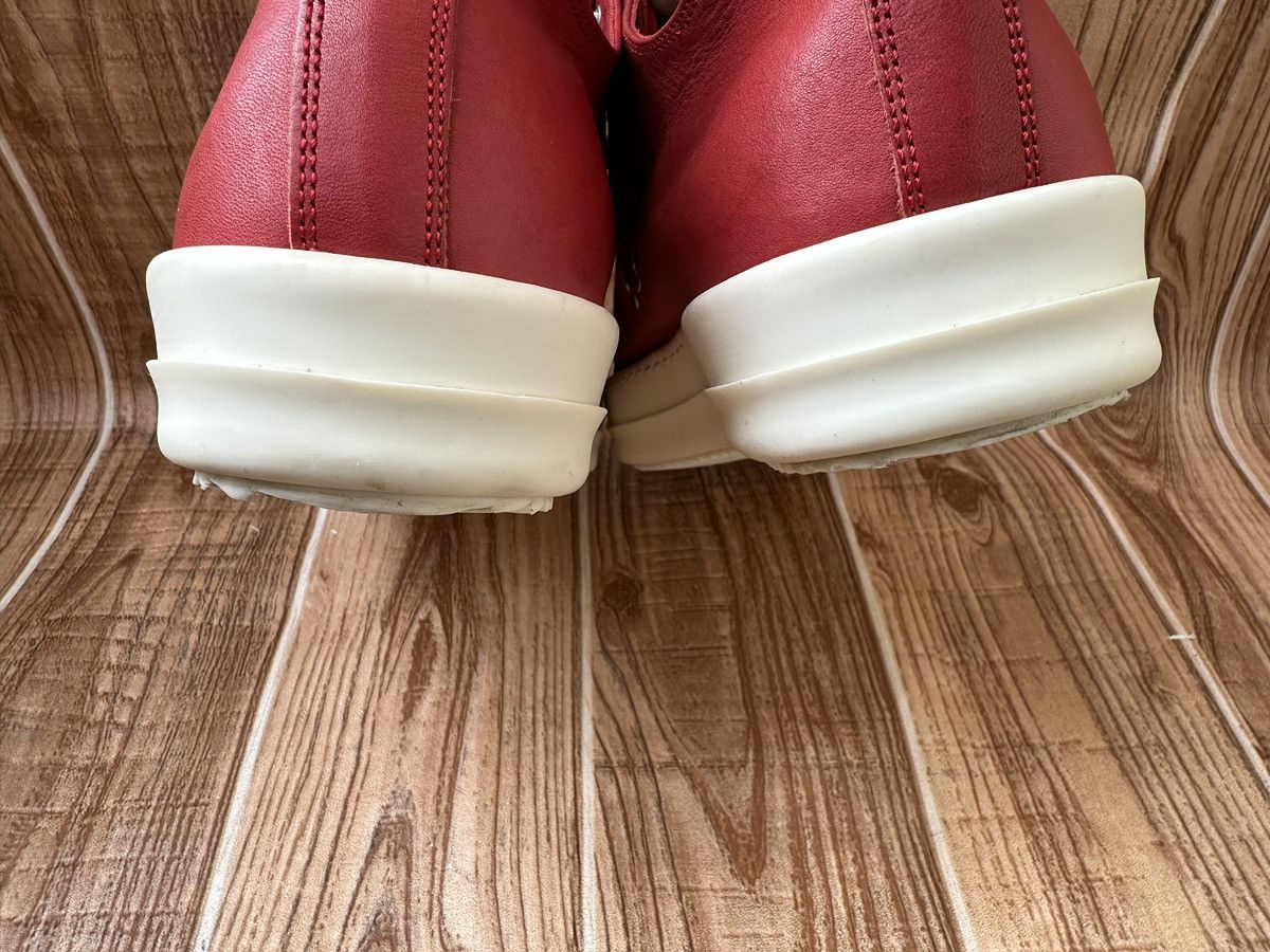 Rick Owens Rick Owens Ramone Low Cardinal Red. Size US 9 / EU 42 - 18 Thumbnail
