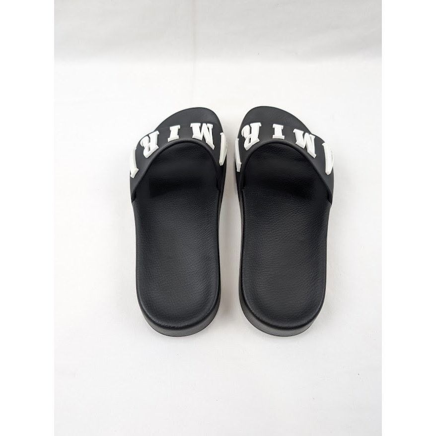 Amiri o1rshd1 Logo Pool Slide Slipper in Black/White Size US 7 / EU 40 - 16 Thumbnail