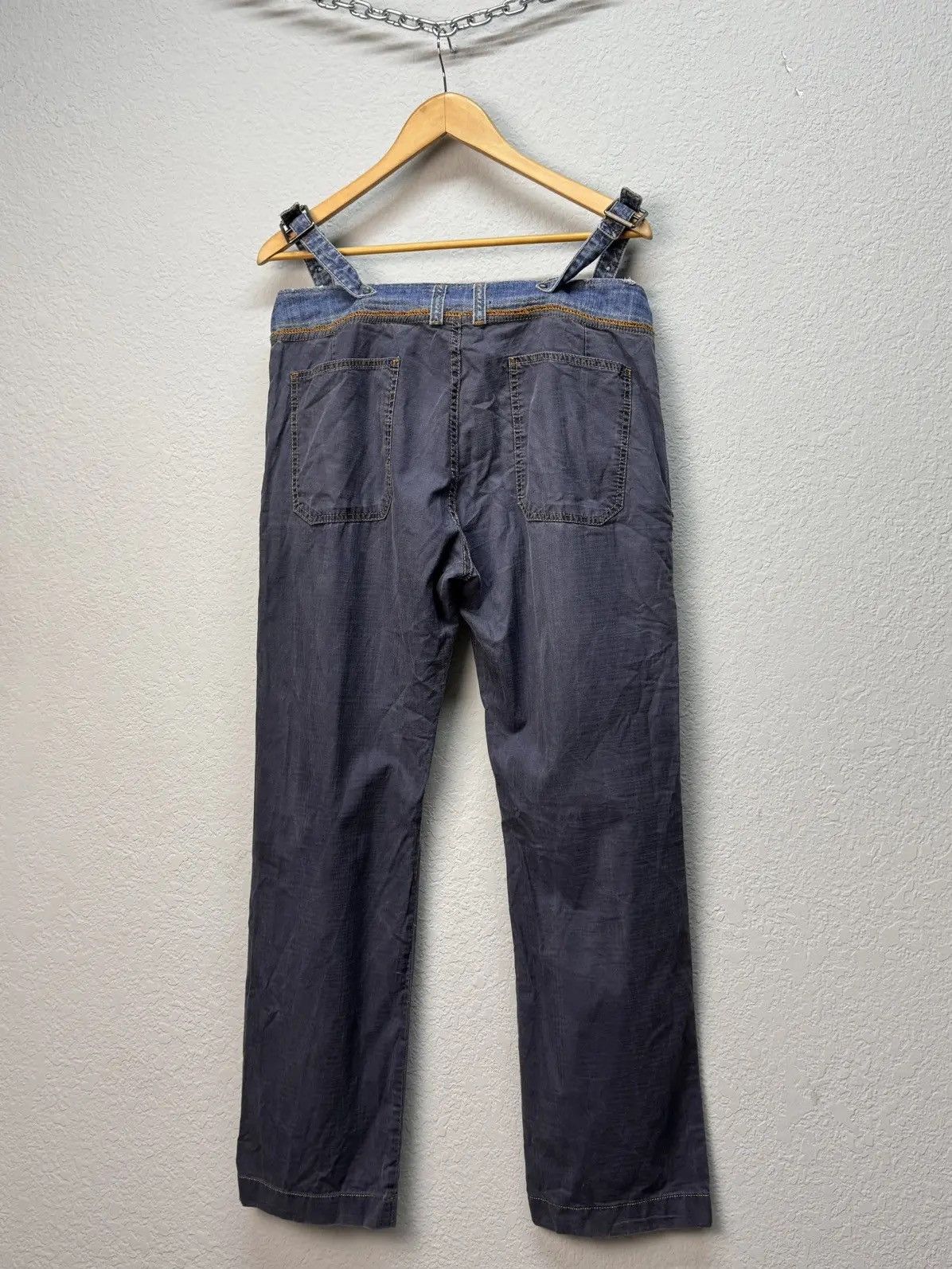 Just Cavalli × Roberto Cavalli Vintage baggy Just Cavalli Distressed Punk Pockets Jeans Size US 31 - 9 Thumbnail