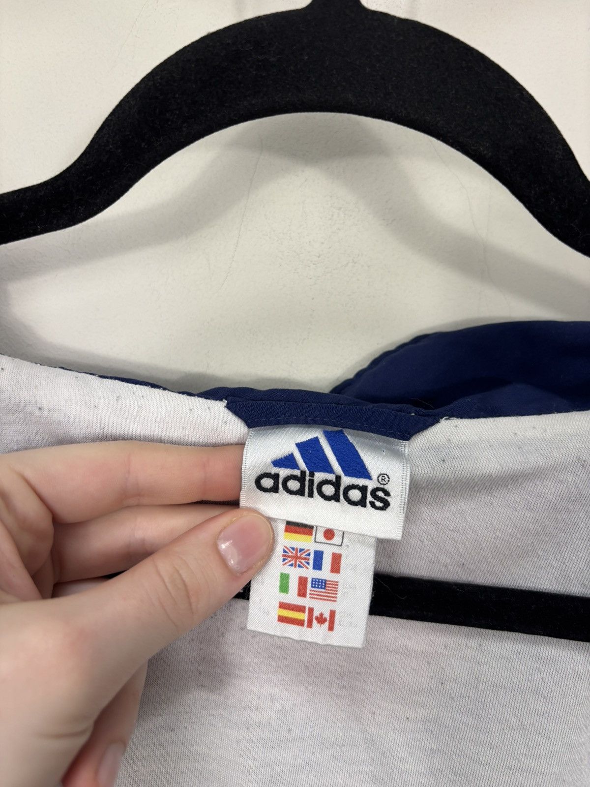 Adidas Vintage 1990s Adidas Y2K Tracksuit Blue Baggy Retro Hype Size US XL / EU 56 / 4 - 24 Thumbnail