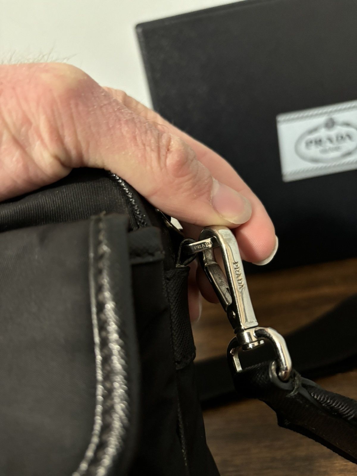 Prada Prada Re Nylon Pouch Crossbody Bag Size ONE SIZE - 8 Thumbnail