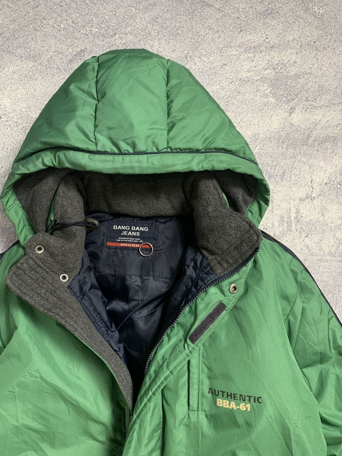 Japanese Brand × Vintage Vintage Green 'Bangbang' Down Jacket Size US M / EU 48-50 / 2 - 3 Thumbnail