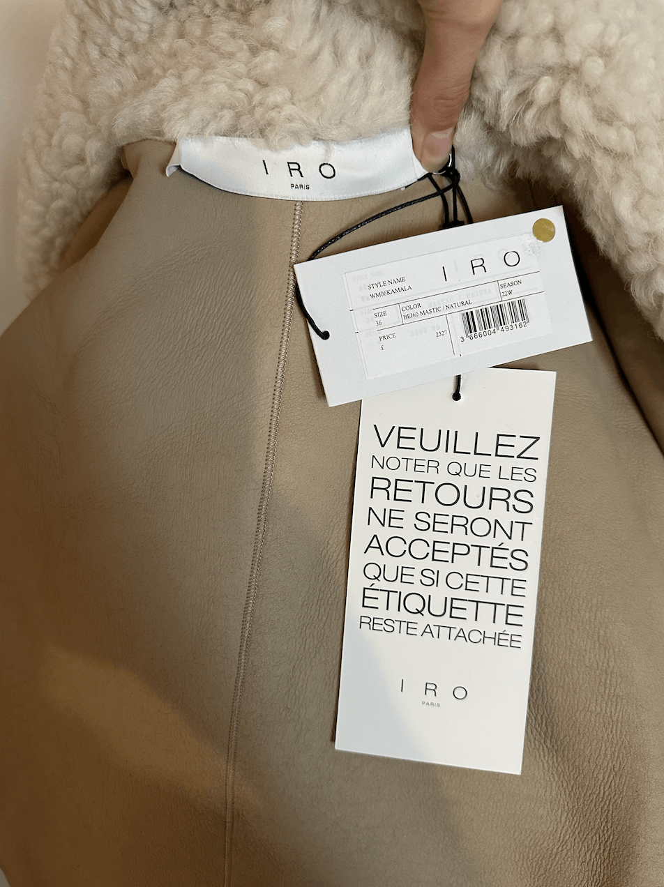 Iro Kamala Shearling Coat Size M / US 6-8 / IT 42-44 - 9 Thumbnail
