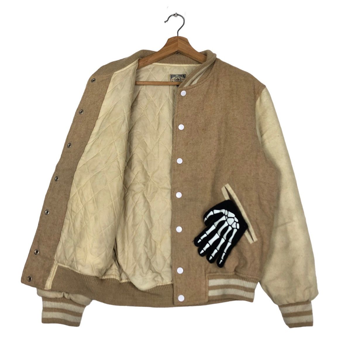 Japanese Brand 🔥90’s VINTAGE VARSITY JACKET BIG JOHN JEANSTOP USA Size US L / EU 52-54 / 3 - 9 Thumbnail