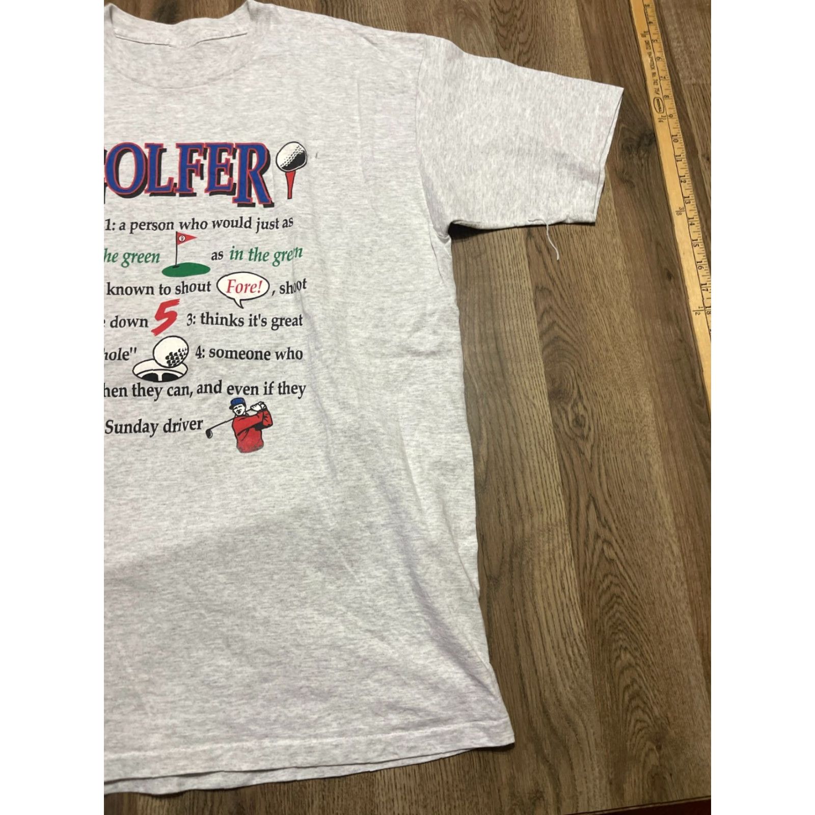 Soffe VTG Soffes Choice Shirt Men T-Shirt Short Sleeve Crew Neck Gray Size L Funny Golf Definition 90s? (if applicable) Mens Size US L / EU 52-54 / 3 - 4 Thumbnail