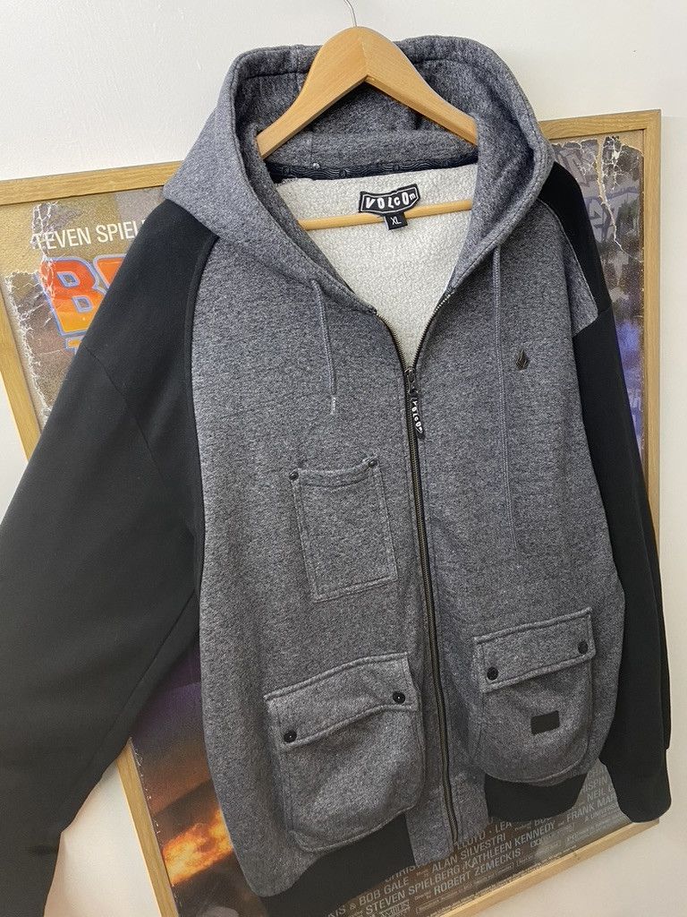 Volcom Volcom Stone Seige Style Multi Pocket Zip Up Hoodie Size US XL / EU 56 / 4 - 4 Thumbnail