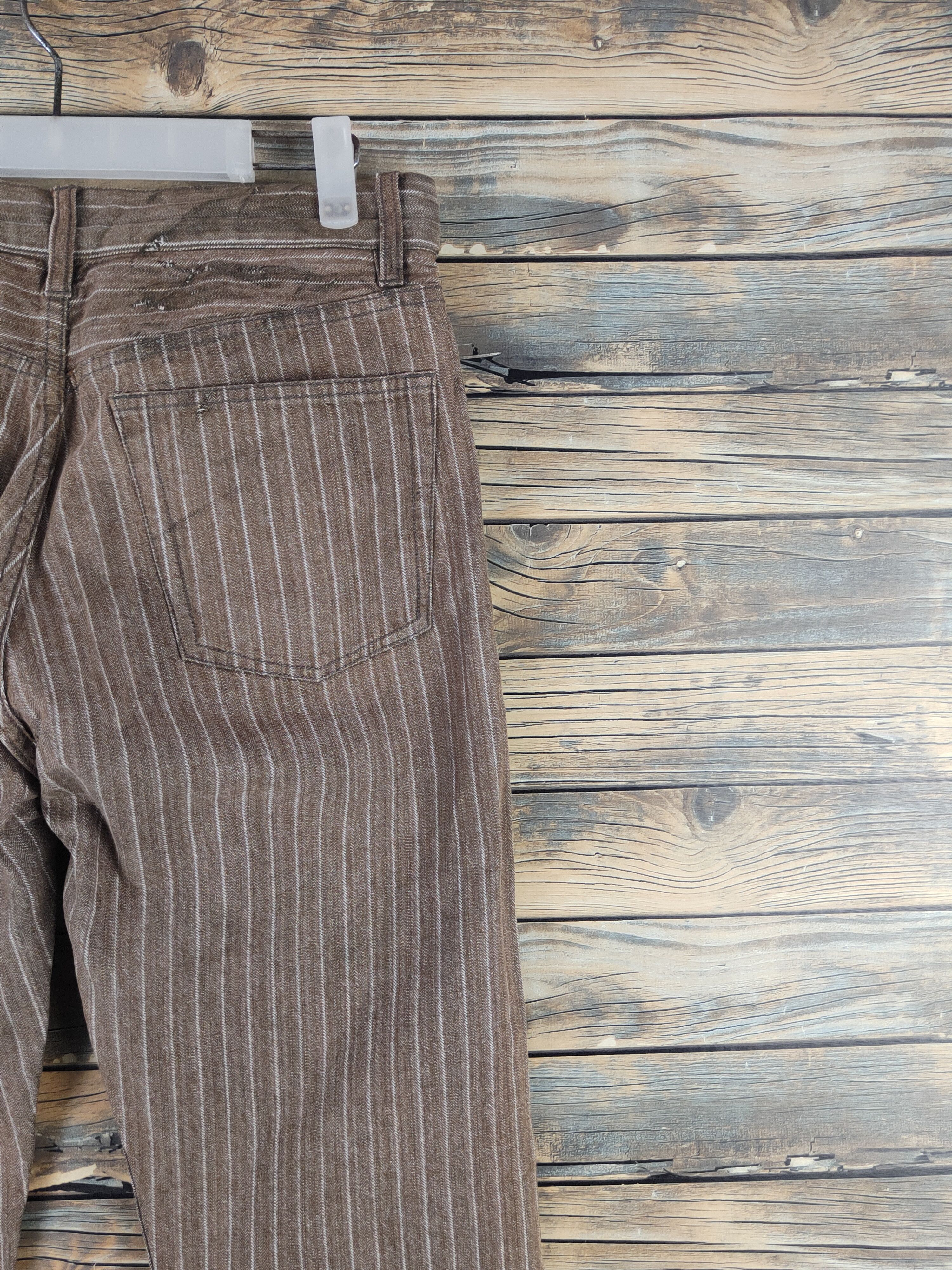 Japanese Brand DL Root Three Brown Multipocket Casual Pants #46-286T Size US 31 - 11 Thumbnail