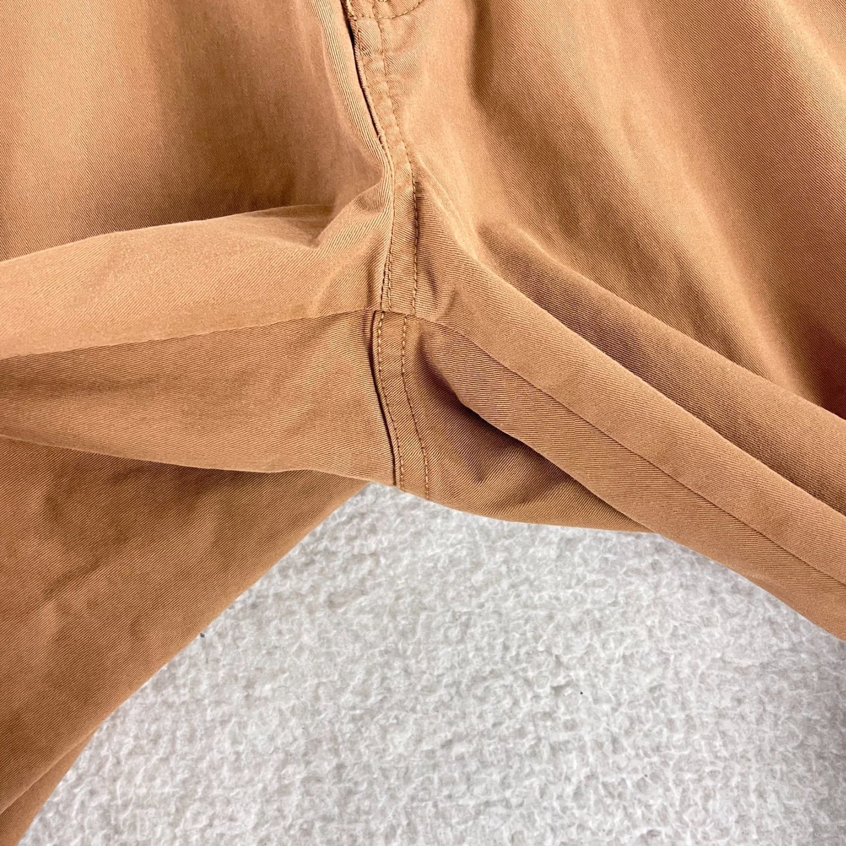 Vintage Bridge & Burn Brown Organic Cotton Chino Pants Mens Size 32R Straight Leg Casual Size US 32 / EU 48 - 6 Thumbnail