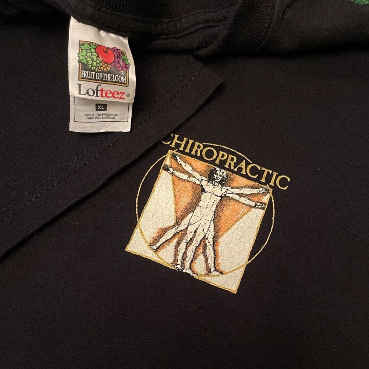 Vintage VINTAGE 90s Balance Approach To Health Chiropactic 1993 Art Tee Shirt XL Men Black T-Shirt Size US XL / EU 56 / 4 - 3 Thumbnail