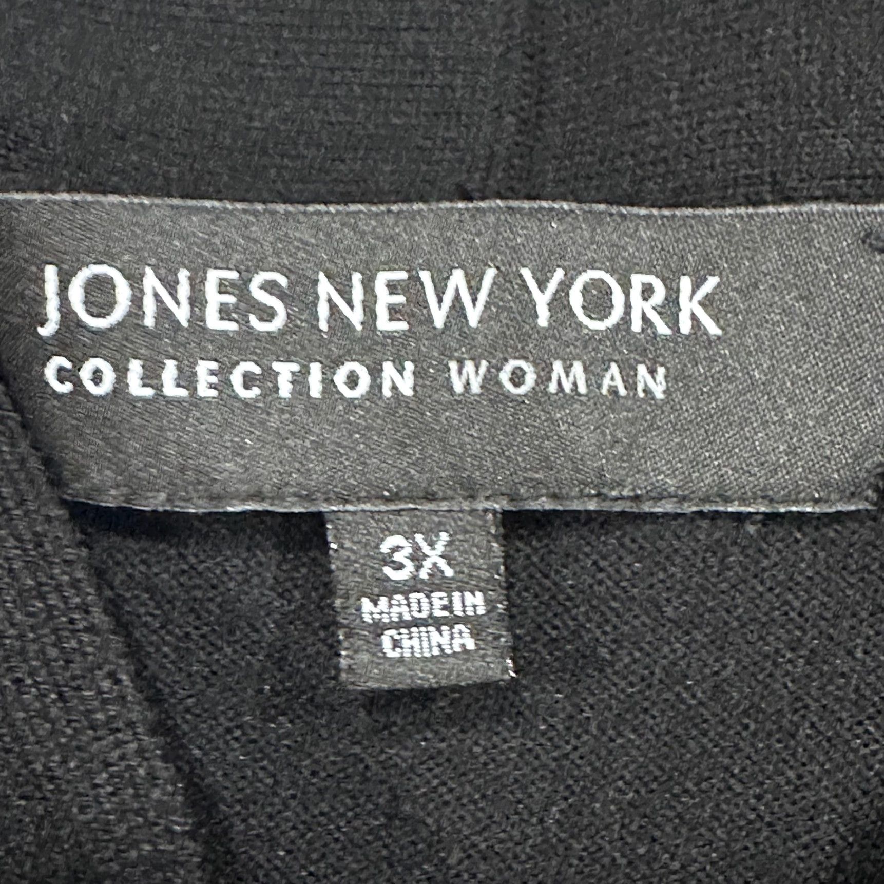 Jones New York Jones New York Sweater Womens 3X Black Hooded Tie Neck Pullover Long Sleeve Size XXL / US 16-18 / IT 52-54 - 2 Thumbnail