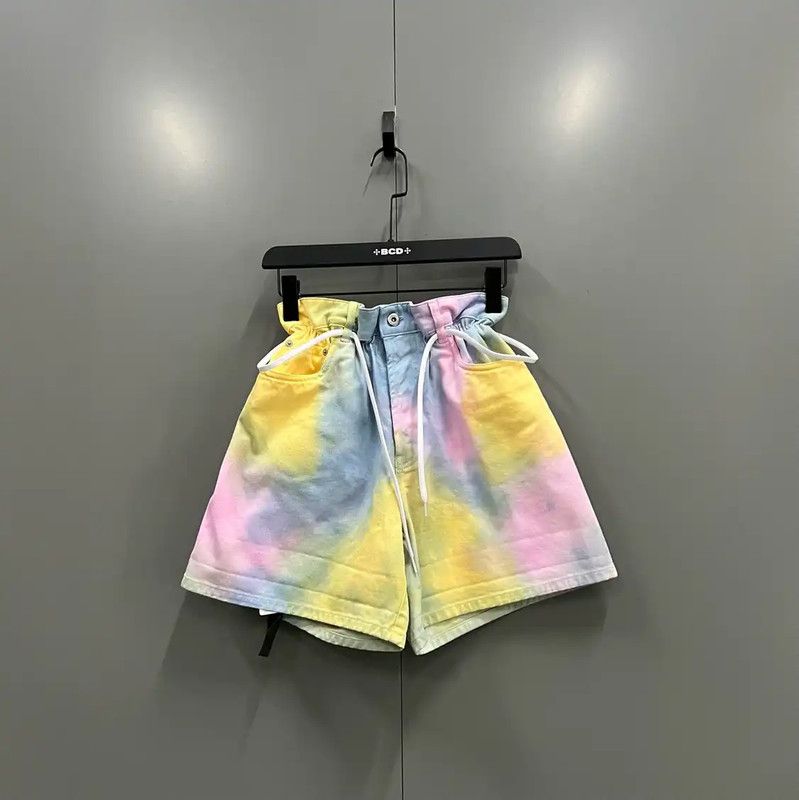 Miu Miu Miu Miu Multi-Color Cotton Summer Shorts 0089 Size 28" / US 6 / IT 42 - 1 Thumbnail