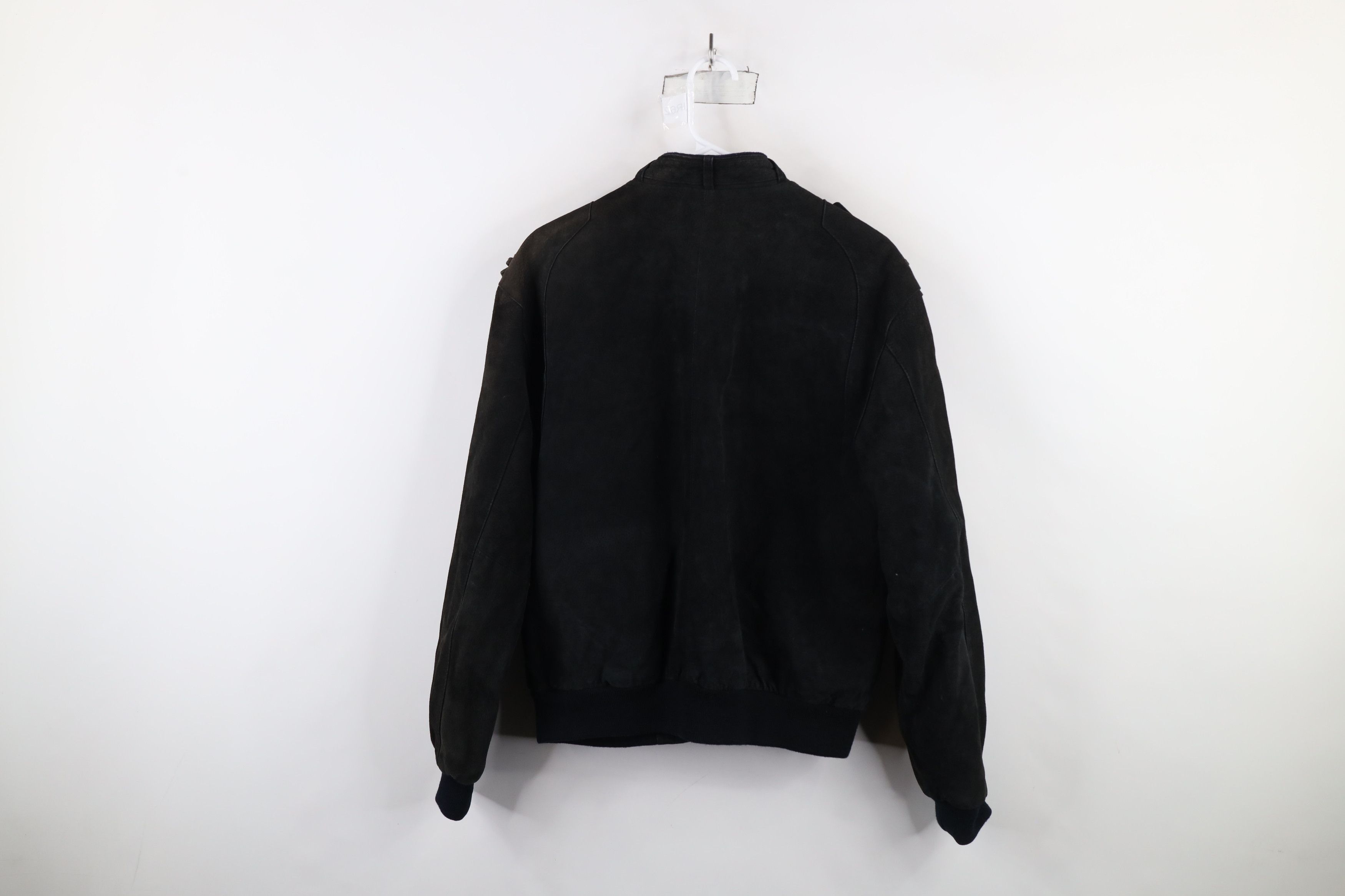 Vintage Vintage 80s 90s Streetwear Leather Cafe Racer Bomber Jacket Size US L / EU 52-54 / 3 - 13 Thumbnail