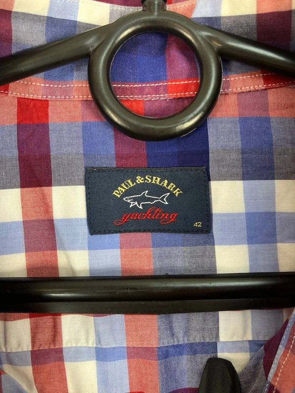 Paul & Shark Paul And Shark Yachting Plaid Short Sleeve Shirt Size L Size US L / EU 52-54 / 3 - 3 Thumbnail