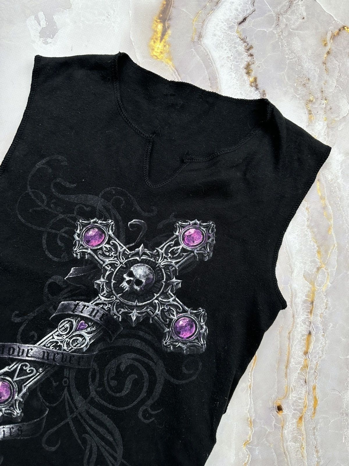 Japanese Brand Vintage Printed Tank Top Size S / US 4 / IT 40 - 3 Thumbnail