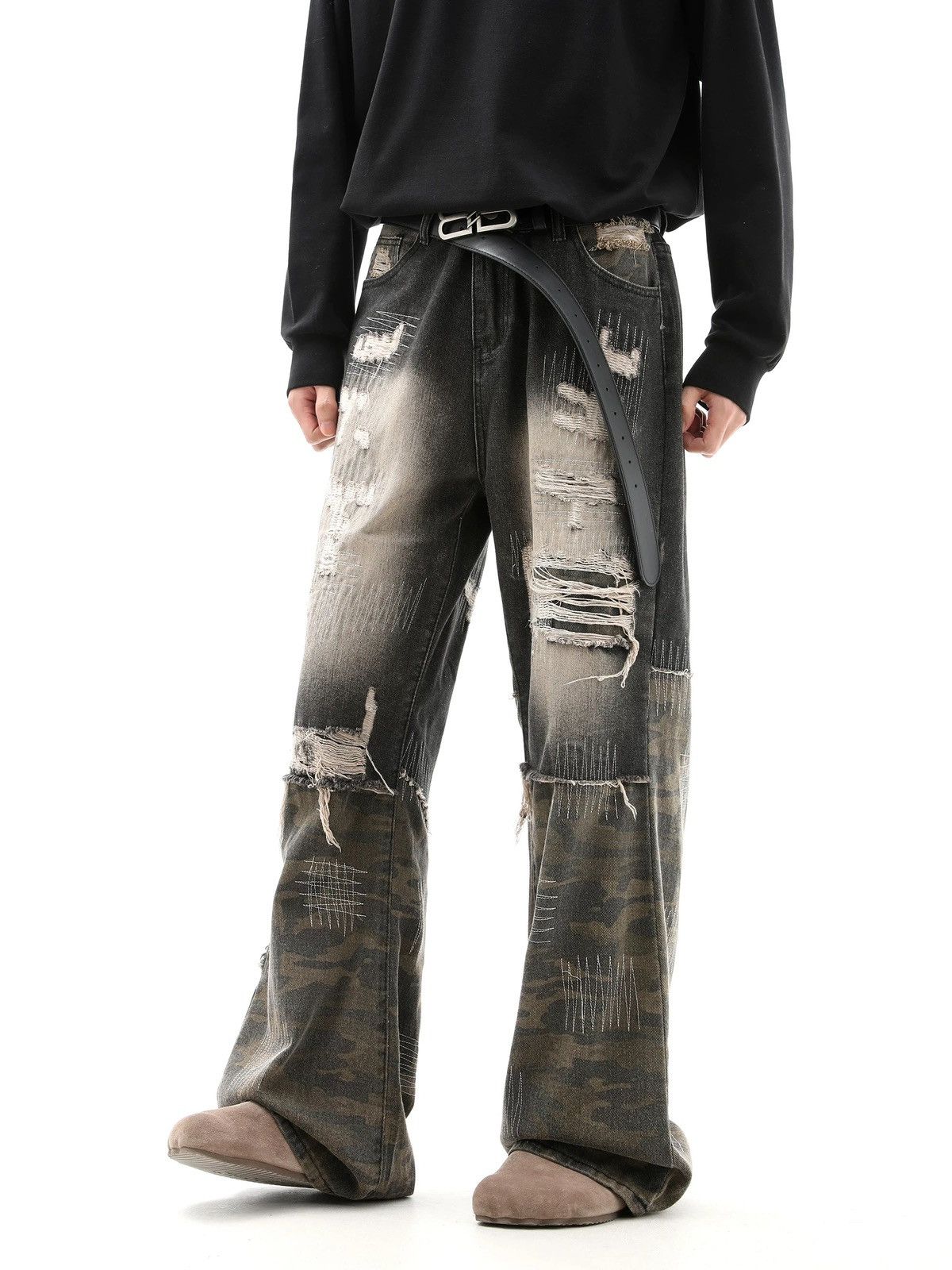 Japanese Brand × Vintage Retro punk pants Size US 31 - 4 Thumbnail