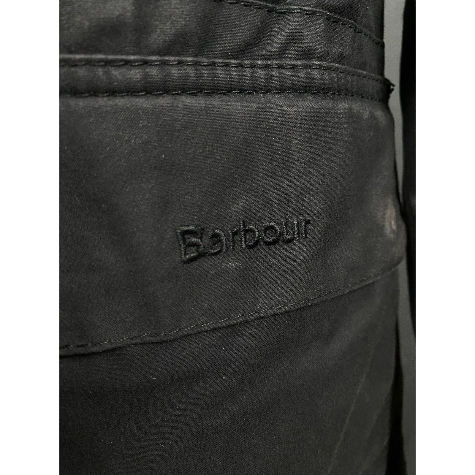 Barbour Barbour Ellen Women's Black Hooded Waxed Parka Jacket Size U Size L / US 10 / IT 46 - 10 Thumbnail