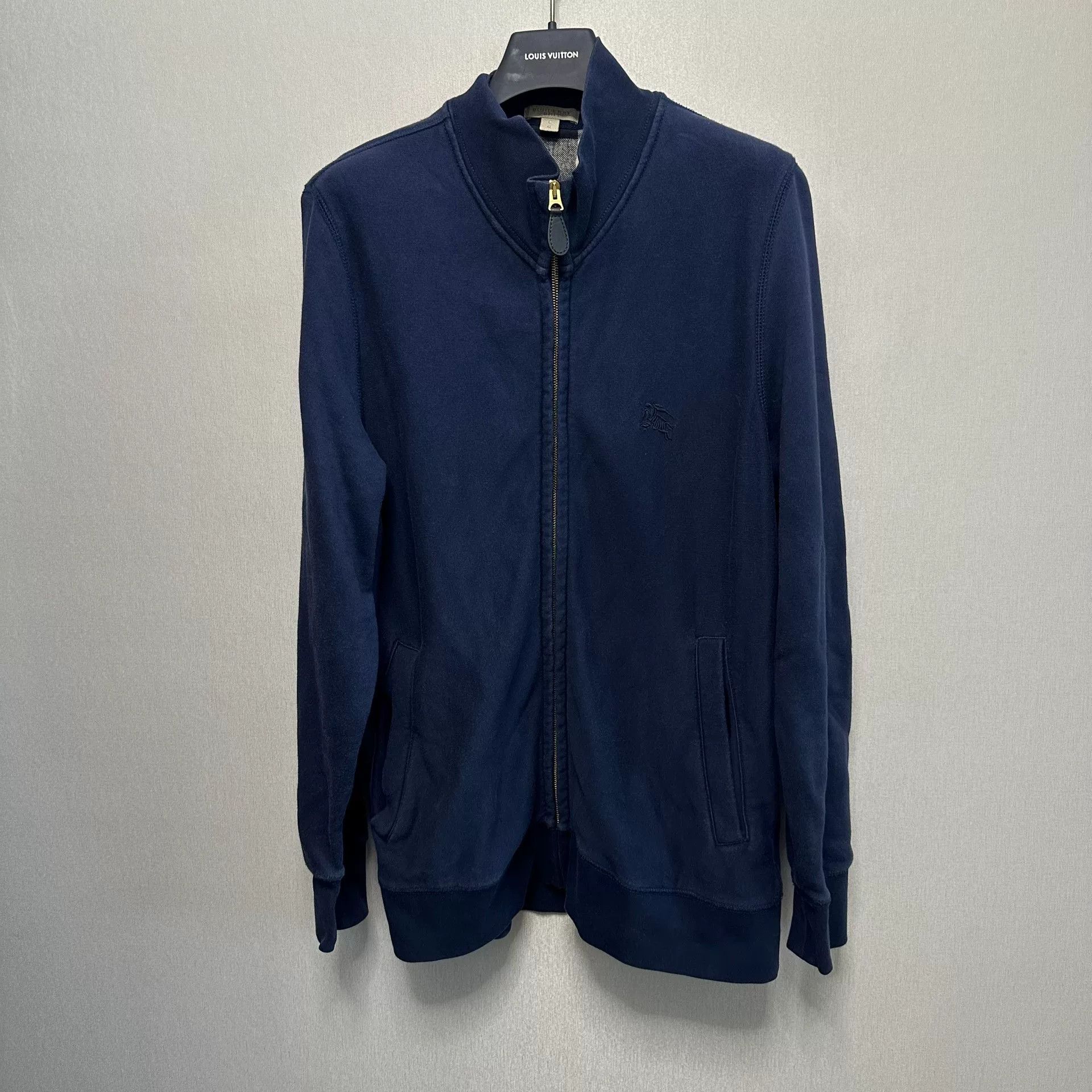 Burberry Burberry Embroidered Blue Light Jacket l Men Size US L / EU 52-54 / 3 - 1 Thumbnail