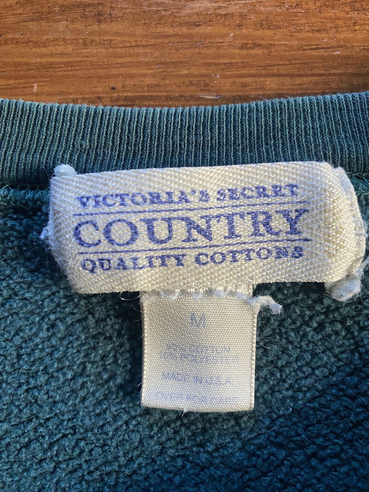 Victoria's Secret × Vintage Vintage 90’s Victoria’s Secret Cropped Crewneck Sweatshirt Size M / US 6-8 / IT 42-44 - 6 Thumbnail