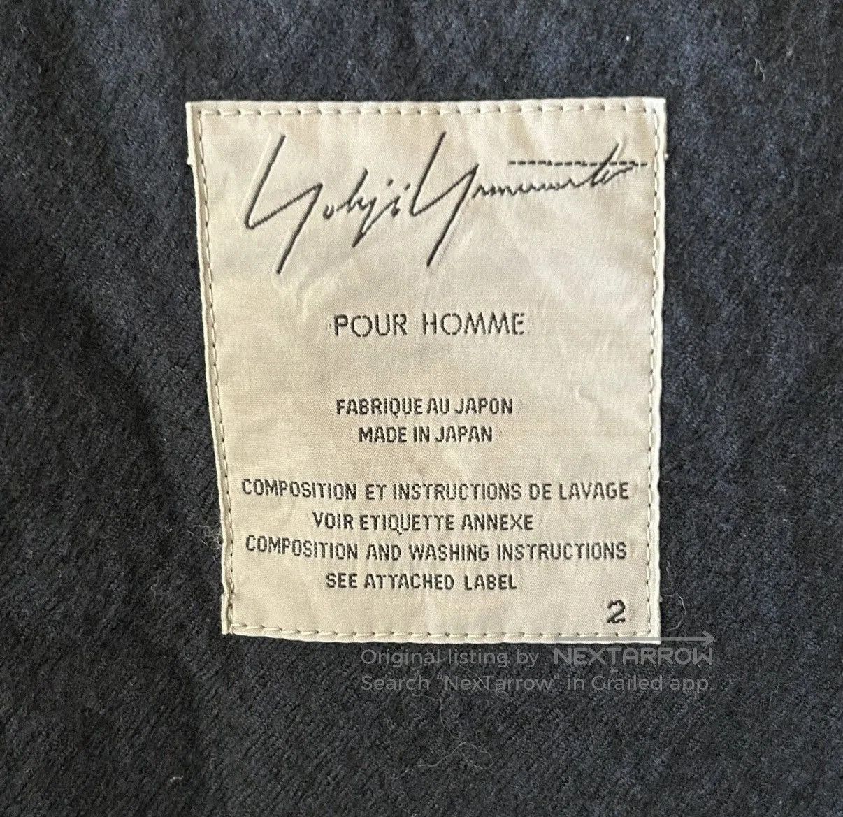 Yohji Yamamoto Black Blazer . Size US M / EU 48-50 / 2 - 3 Thumbnail
