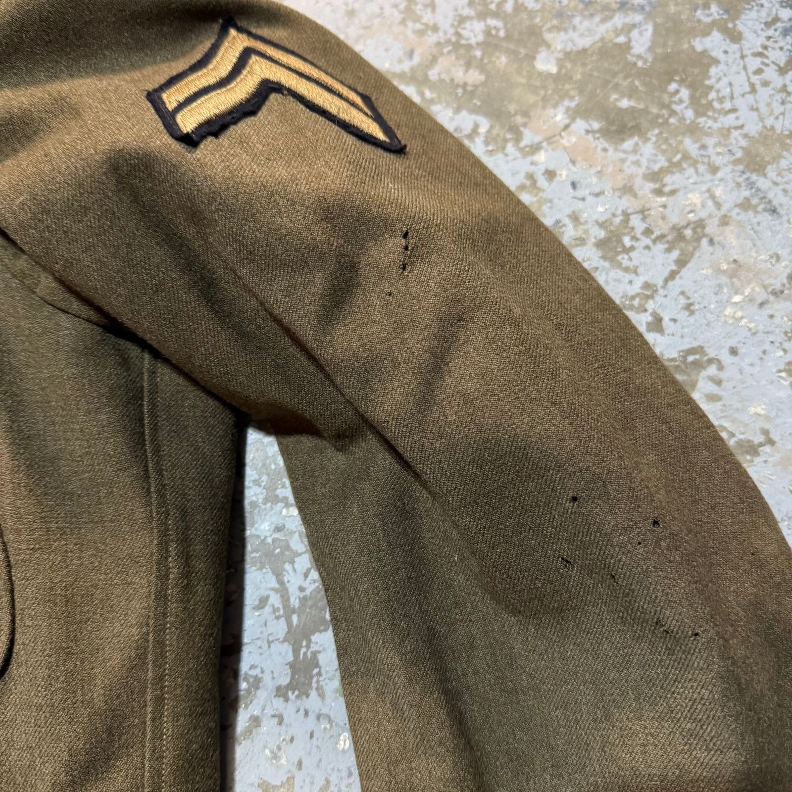 Vintage Vintage 40’s US Army WWII Wool Field Jacket Sz 34S Size US S / EU 44-46 / 1 - 8 Thumbnail