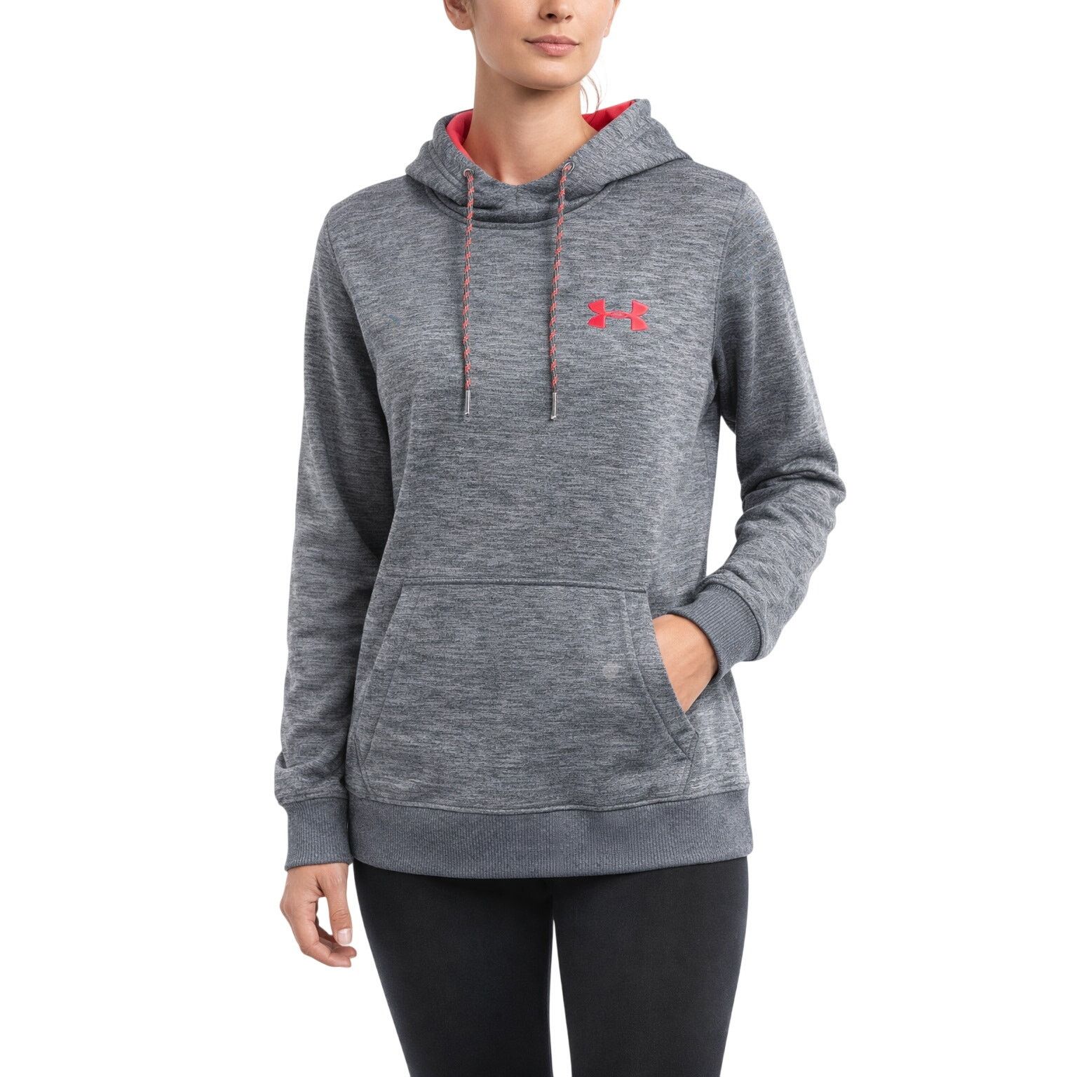 Under Armour Under Armour ColdGear Women's Pullover Hoodie M Gray Pink Size M / US 6-8 / IT 42-44 - 1 Thumbnail
