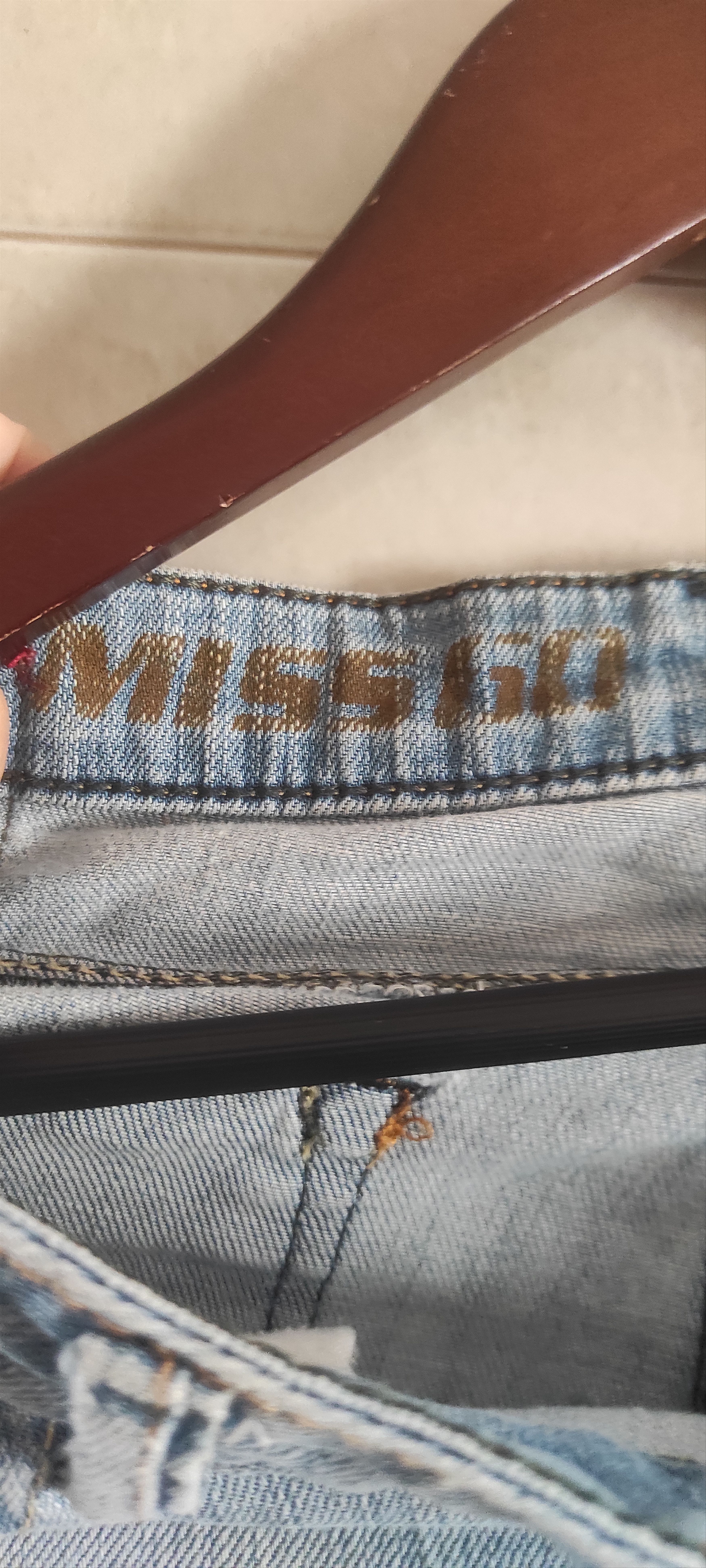 Miss SIxty Vintage Y2K Ultra Low Rise Stretch Bootcut Jeans