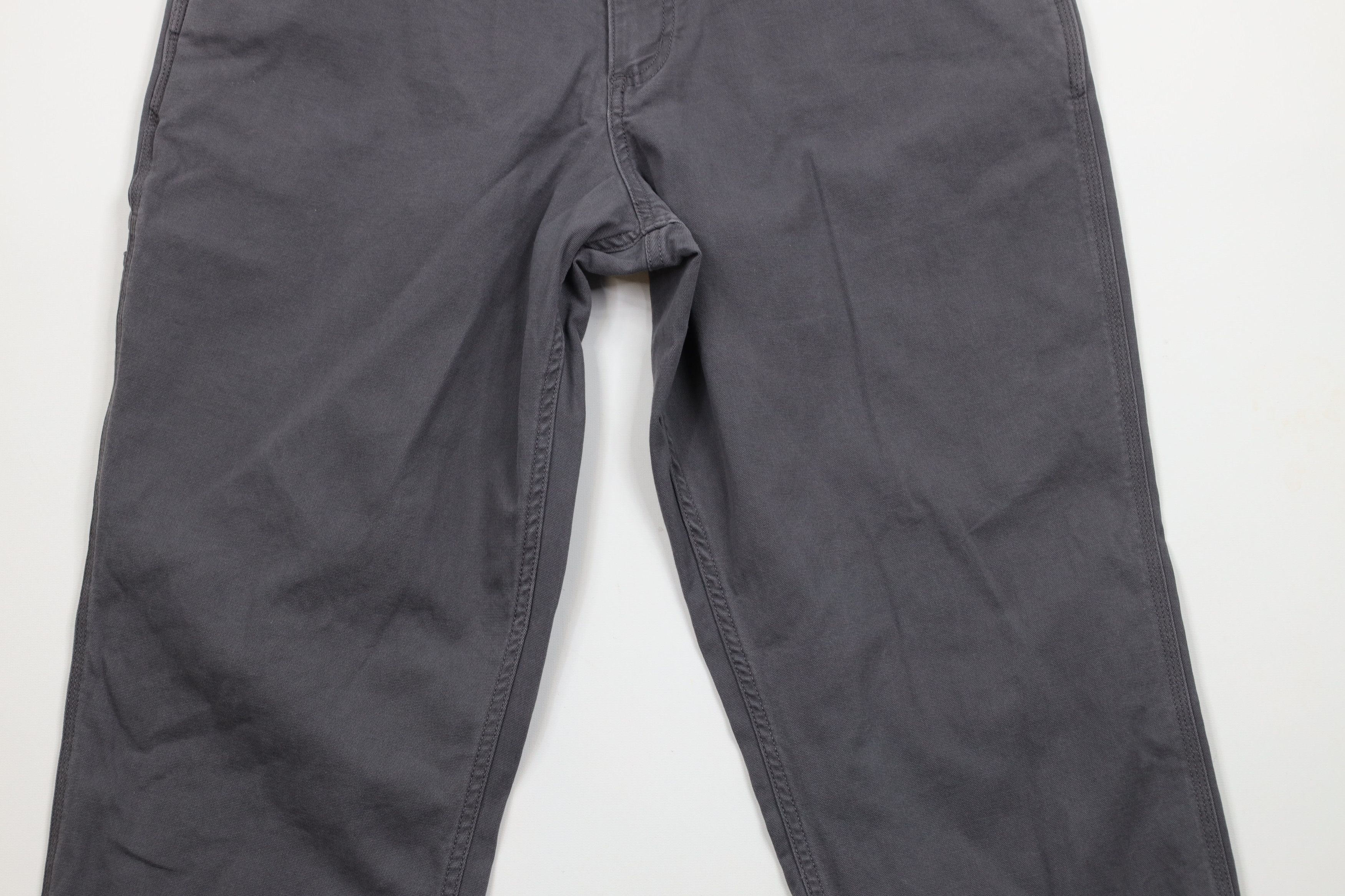 Carhartt × Vintage Vintage Y2K Carhartt Fit Wide Leg Dungaree Pants Gray Size US 36 / EU 52 - 3 Thumbnail