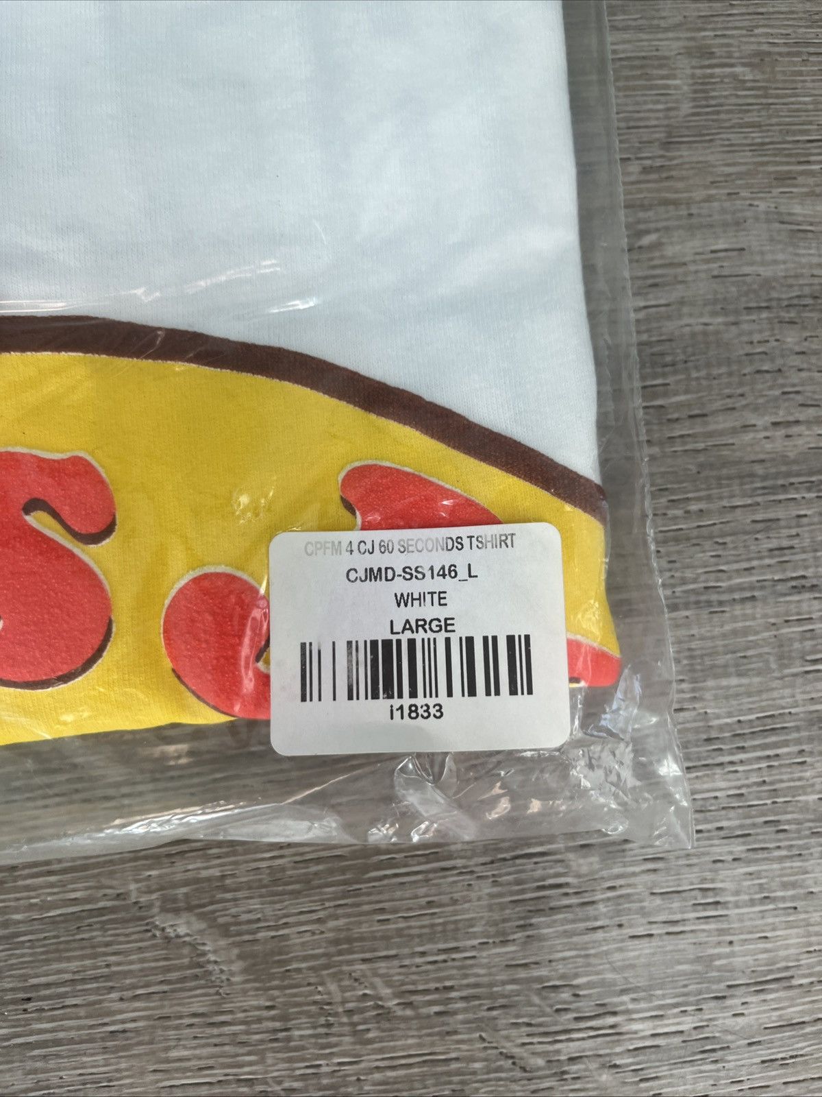 Travis Scott Travis Scott CPFM x McDonald’s 4 CJ Seconds T-Shirt Size US L / EU 52-54 / 3 - 3 Thumbnail