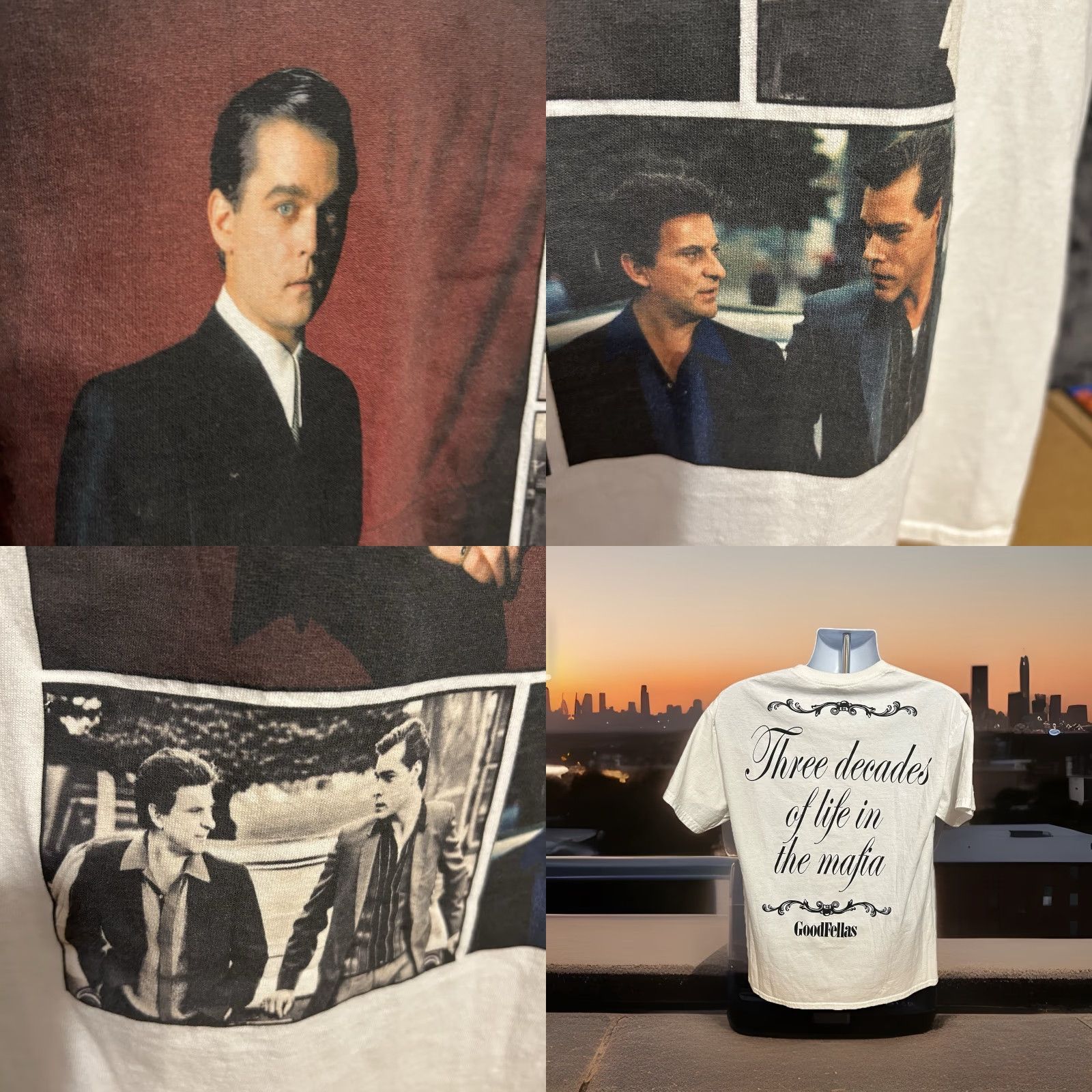 Doublet Goodfellas Movie Shirt Men L White Short Sleeve Crew Neck Double-Sided Logo Vintage No Size US L / EU 52-54 / 3 - 8 Thumbnail