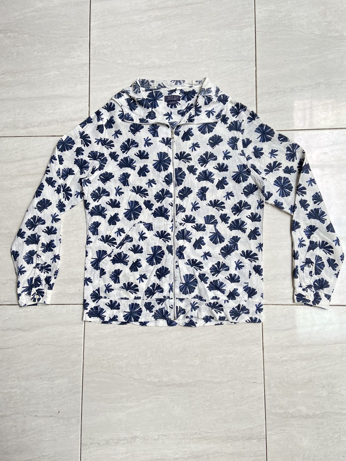 Zara ZARA MAN Motive Hoodie Jacket Size US M / EU 48-50 / 2 - 7 Thumbnail