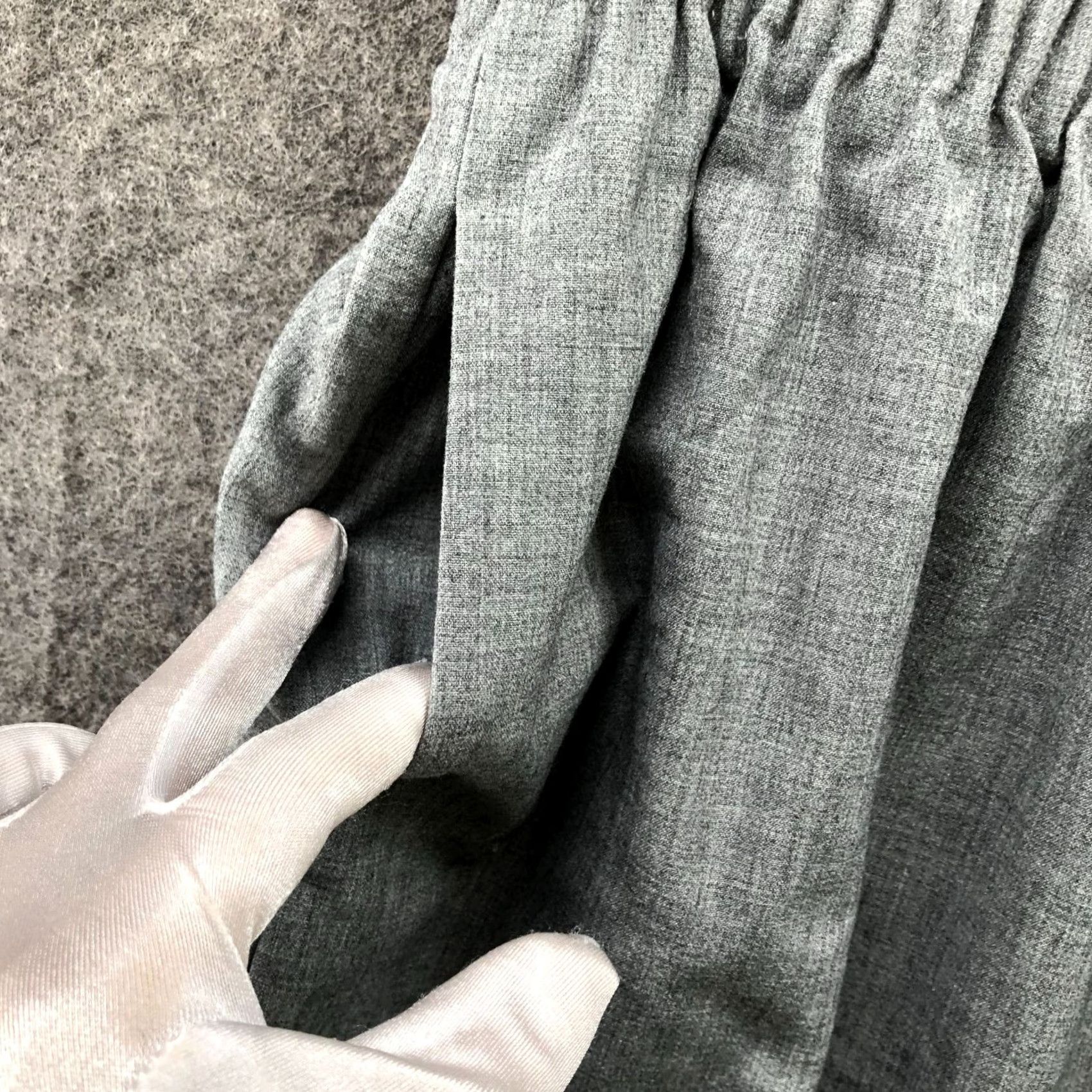 J.Crew J. Crew Sidewalk Skirt Womens 6 Gray Mini Pull On Lined Formal Skirt Size 28" / US 6 / IT 42 - 4 Thumbnail
