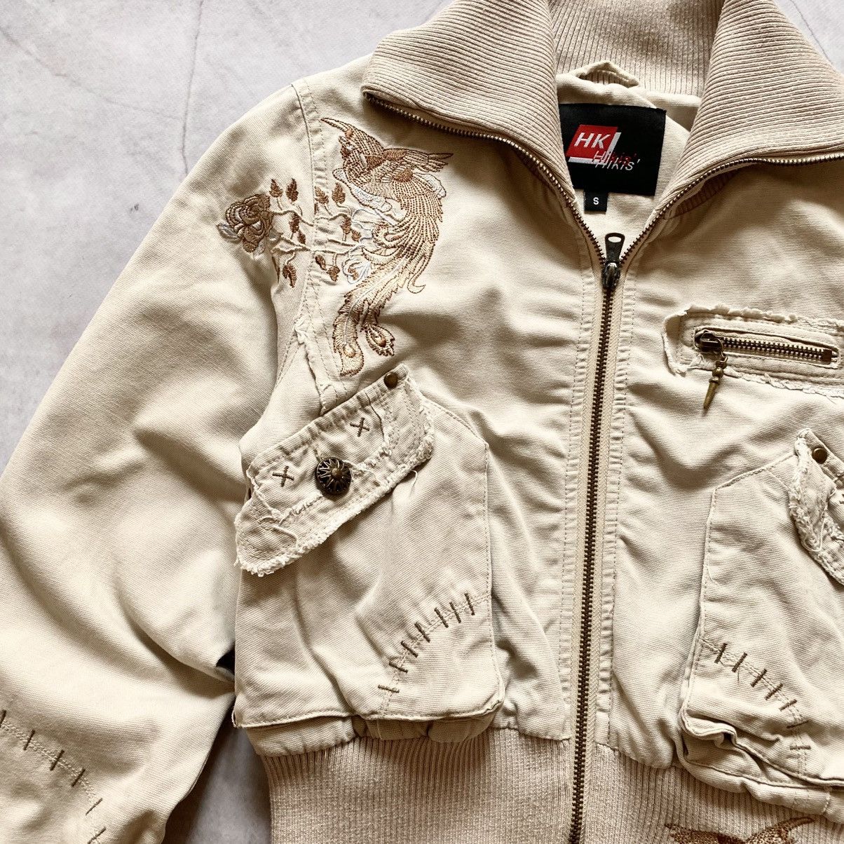 Hysteric Glamour Rare Distressed Cargo Pachwork Bomber Jacket Y2K Size S / US 4 / IT 40 - 5 Thumbnail