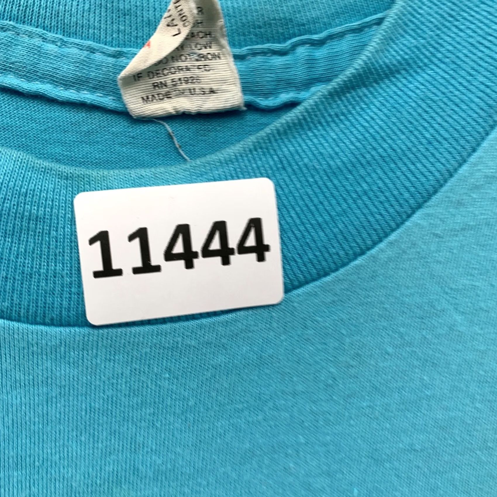 Vintage VINTAGE Sky Blue Shirt Mens M 80s USA Lexington Single Stitch T-Shirt Varsity Cotton Polyester Blue 18x30.5 Men Size US M / EU 48-50 / 2 - 7 Thumbnail