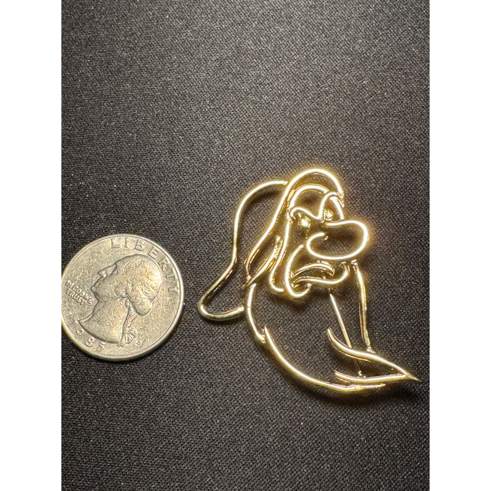 Disney Vintage Disney Sterling Vermeil Van Dell "Grumpy" Brooch Size ONE SIZE - 3 Thumbnail