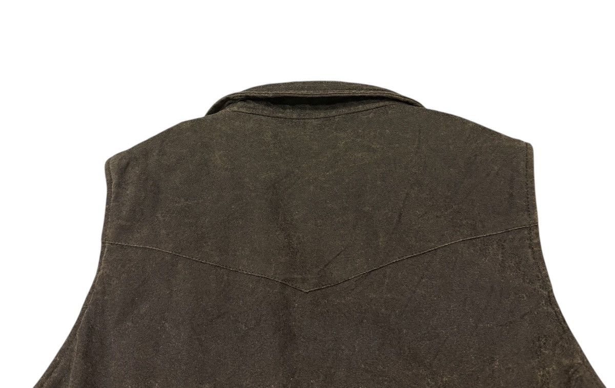 Maison MIHARA YASUHIRO Vintage MiharaYasuhiro Polyurethane Zipper Belt Vest Jacket Size US M / EU 48-50 / 2 - 14 Thumbnail