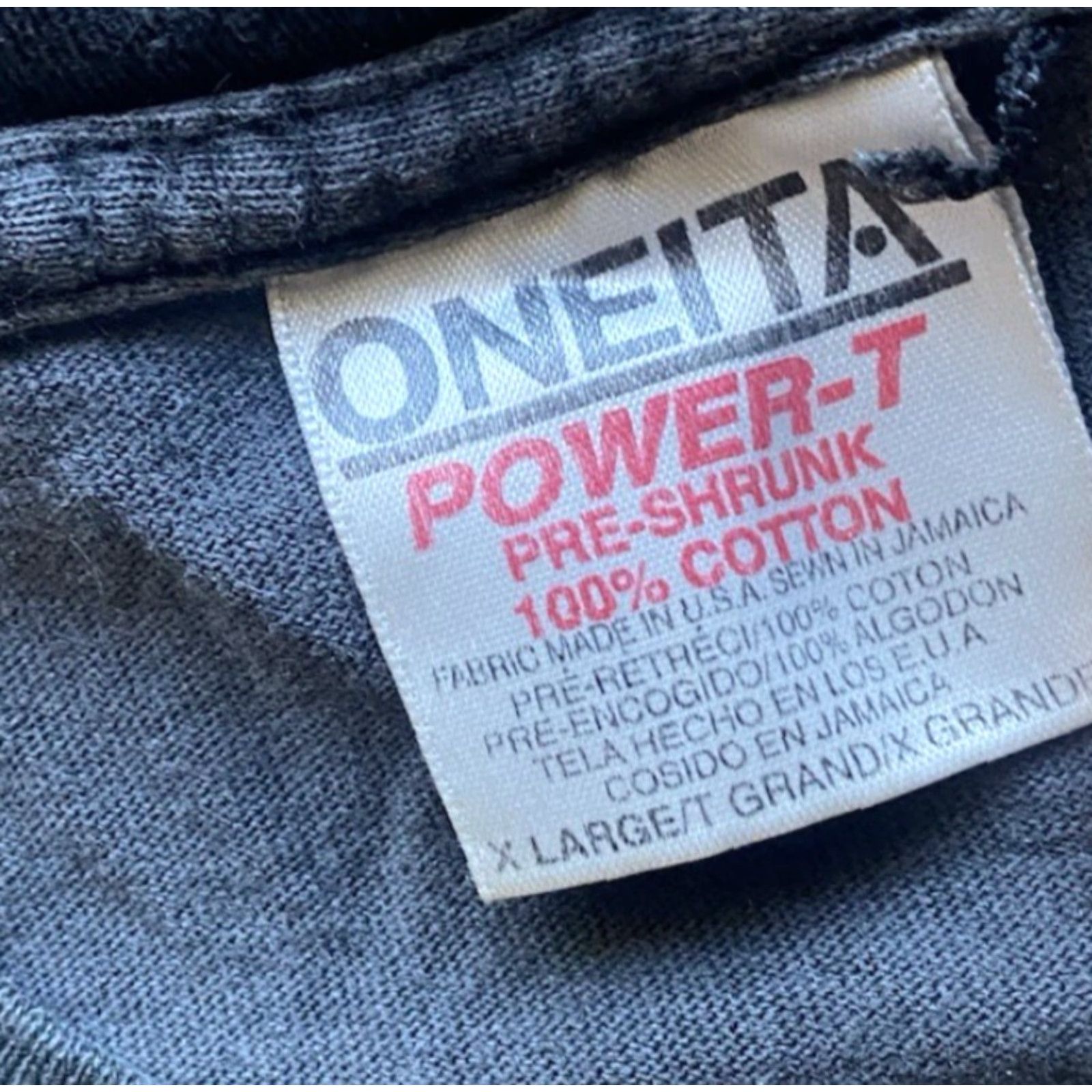 Vintage VINTAGE Oneita Sunglasses Shirt XL Black Short Sleeve Men XL See What Others Dont Oneita Stitch Single Stitch Size US XL / EU 56 / 4 - 5 Thumbnail