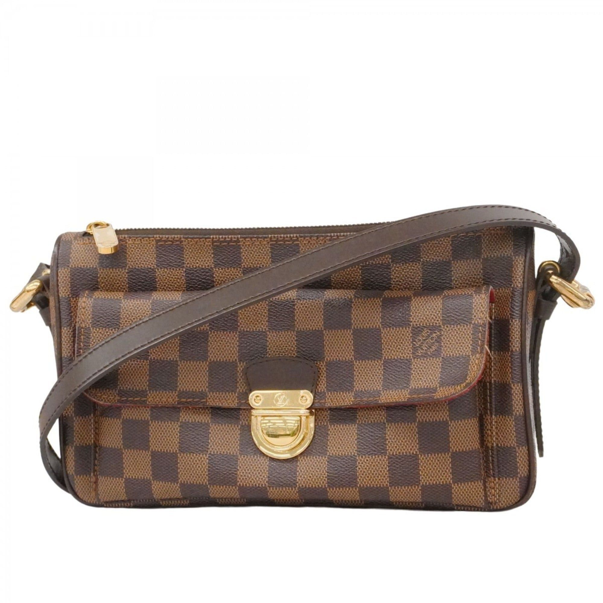 Louis Vuitton Damier Ravello GM Shoulder Bag N60006 Ebene for Women