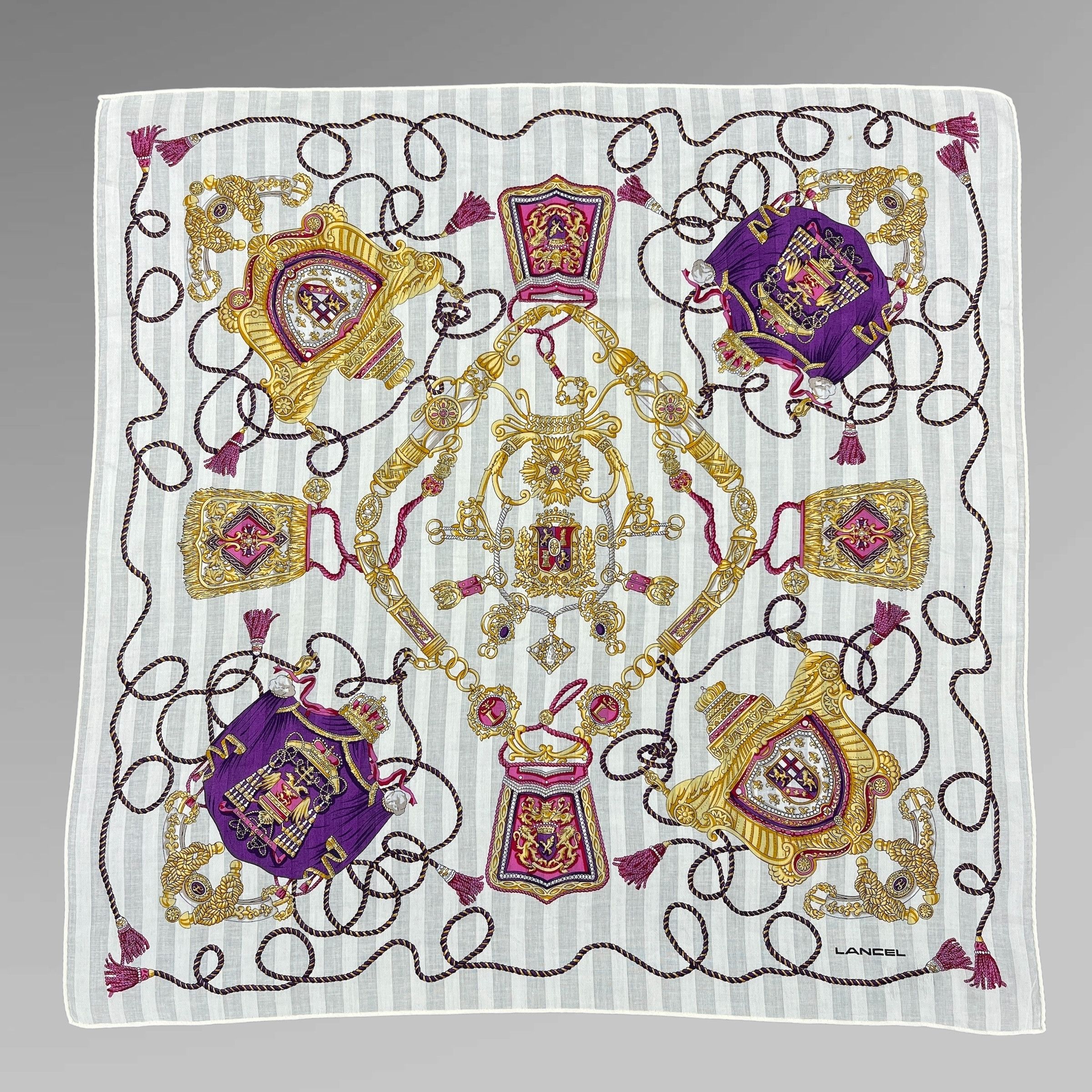 Lancel Lancel Handkerchief / Bandana / Neckerchief B322 Size ONE SIZE - 6 Thumbnail
