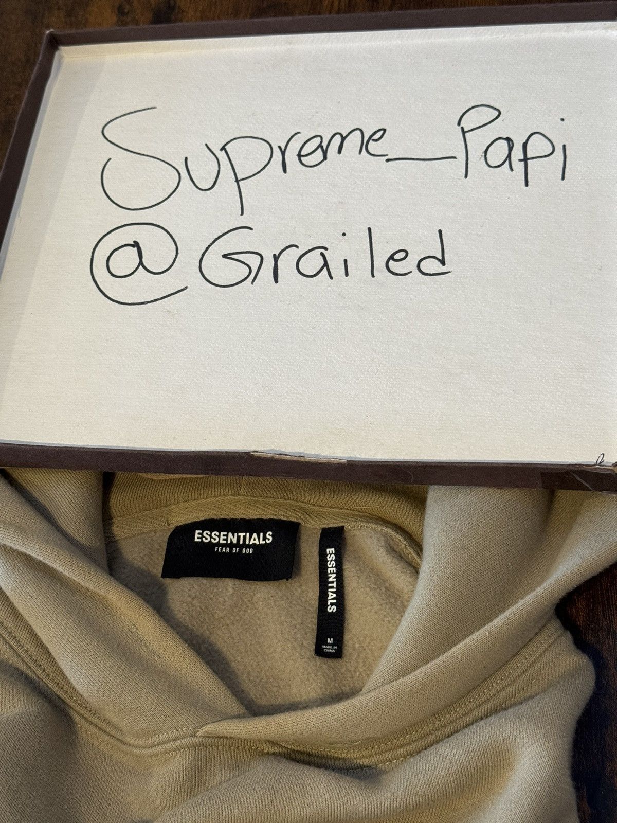 Fear of God OG Fear of God Essentials 3M Graphic Hoodie Twill SZ MED 🔥 Size US M / EU 48-50 / 2 - 14 Thumbnail