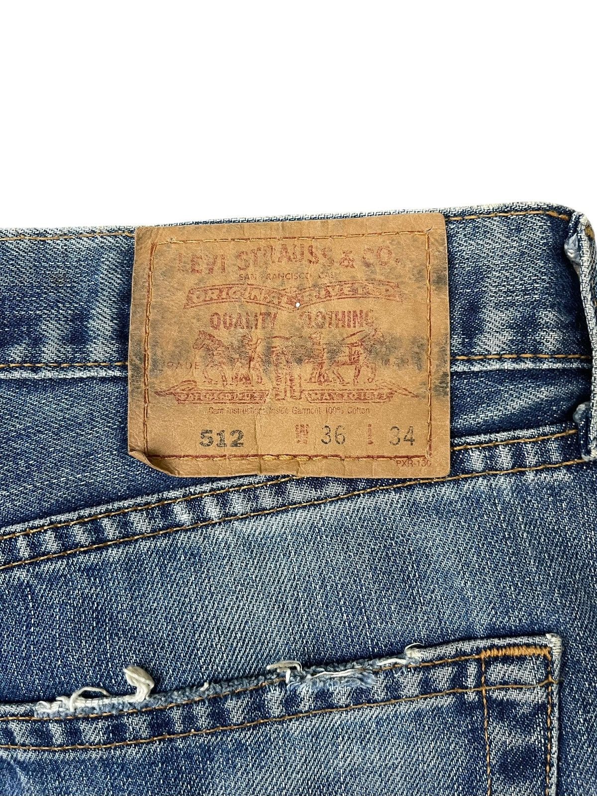 Levi's Vintage Levi’s 512 Distressed Streetwear Size US 36 / EU 52 - 4 Thumbnail