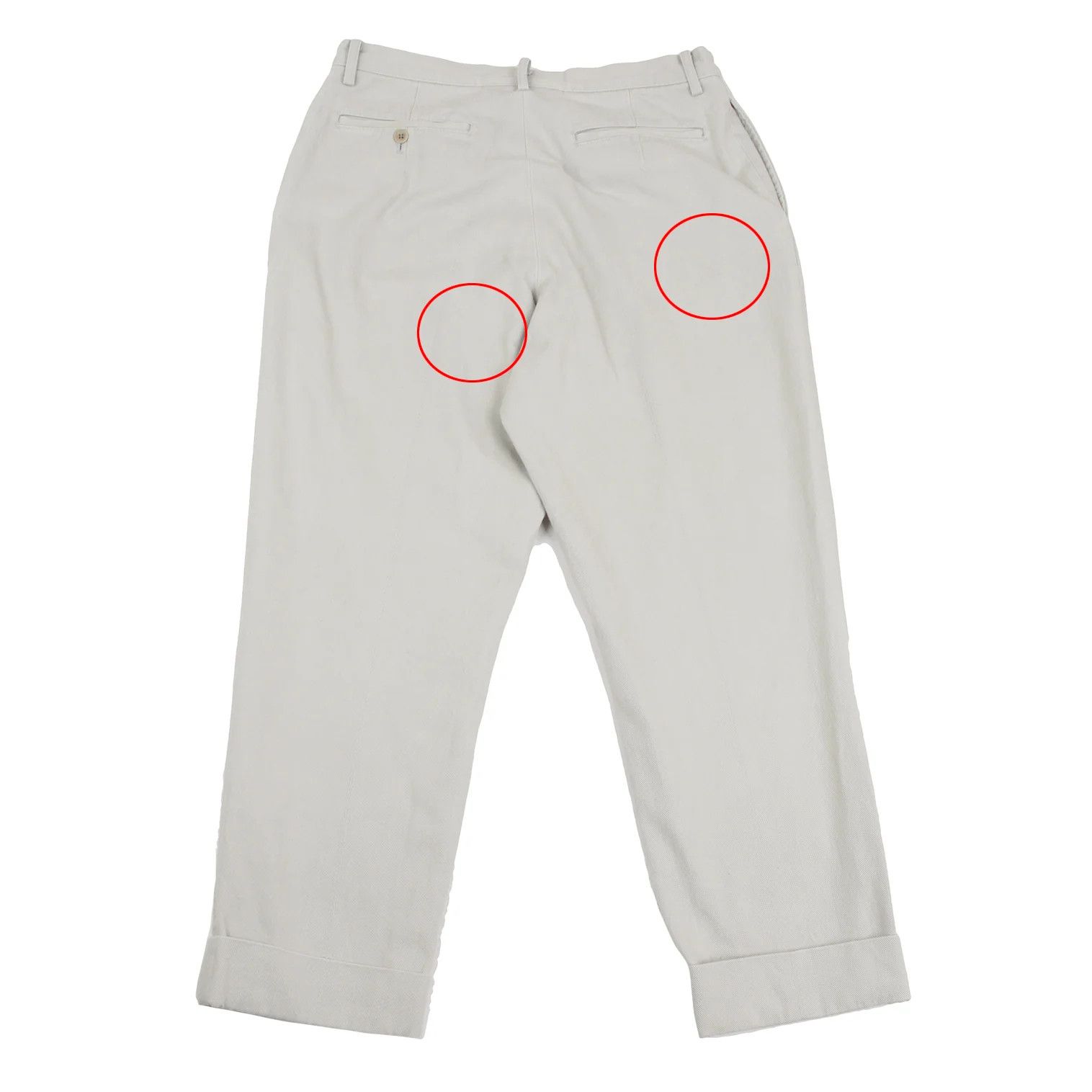Yohji Yamamoto Yohji Yamamoto Cotton Center Double Stitch Pants Size US 36 / EU 52 - 9 Thumbnail