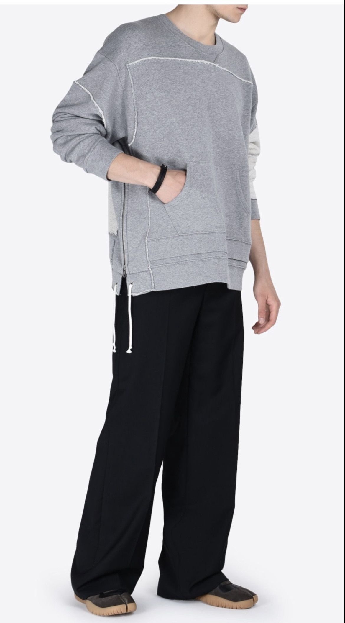 Maison Margiela Maison Martin Margiela Patchwork Inside Out Sweatshirt Size US M / EU 48-50 / 2 - 6 Thumbnail