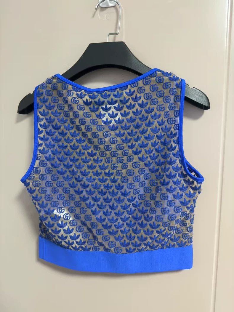 Gucci Gucci Embroidered Logo pattern short round-neck vest 2505-N Size M / US 6-8 / IT 42-44 - 2 Thumbnail