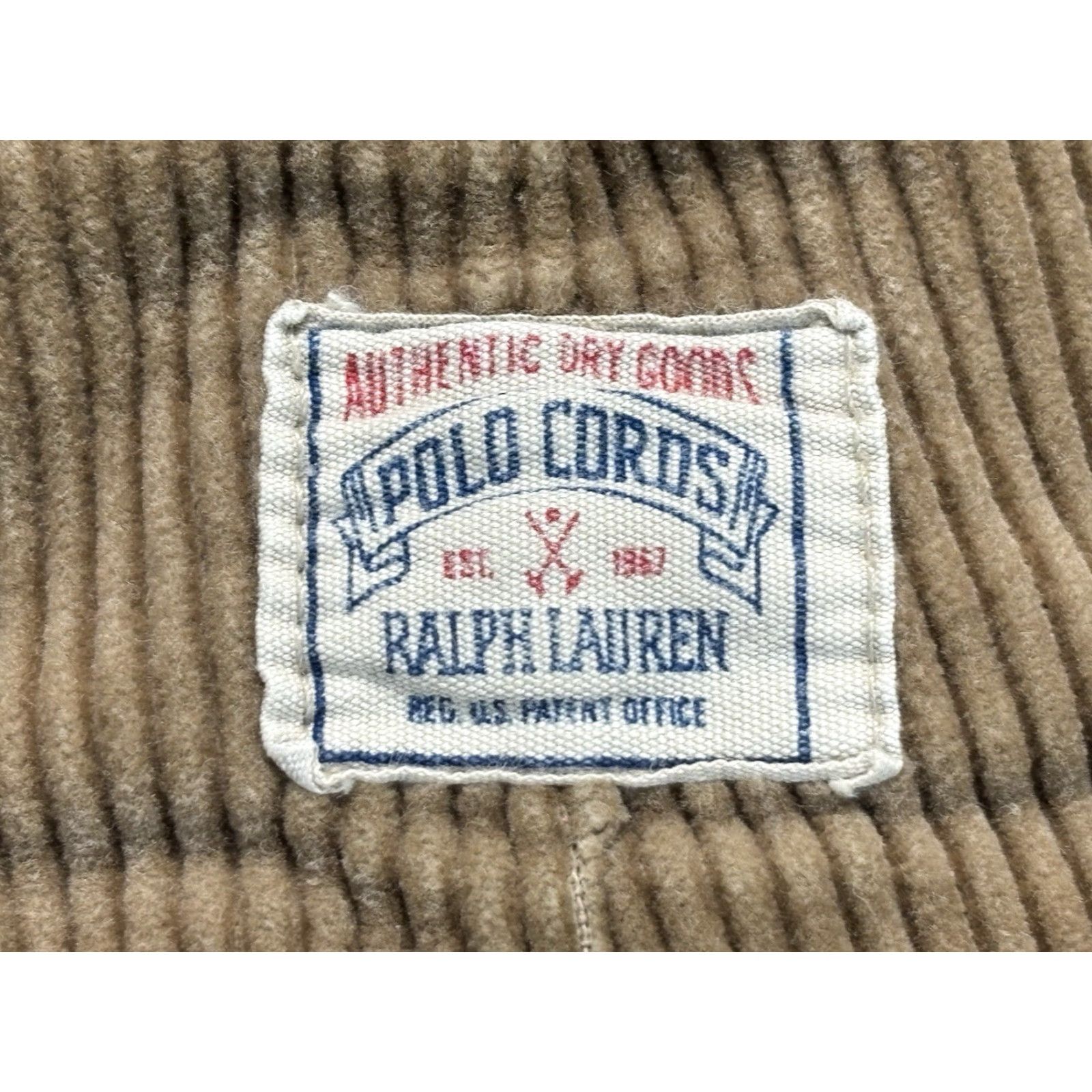 Polo Ralph Lauren VINTAGE Polo Ralph Lauren Corduroy Pants Men 36x35 Brown Pleated USA 80s Mens Size US M / EU 48-50 / 2 - 5 Thumbnail