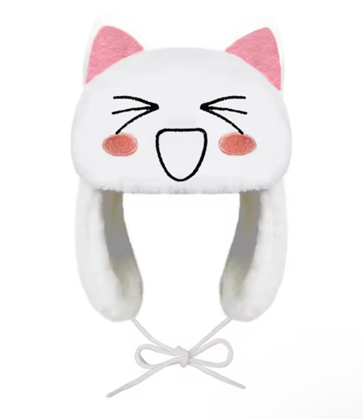 Japanese Brand Y2K Cartoon Anime Toro Inoue Cat Ushanka Hat Cute Winter Hat Size ONE SIZE - 1 Thumbnail
