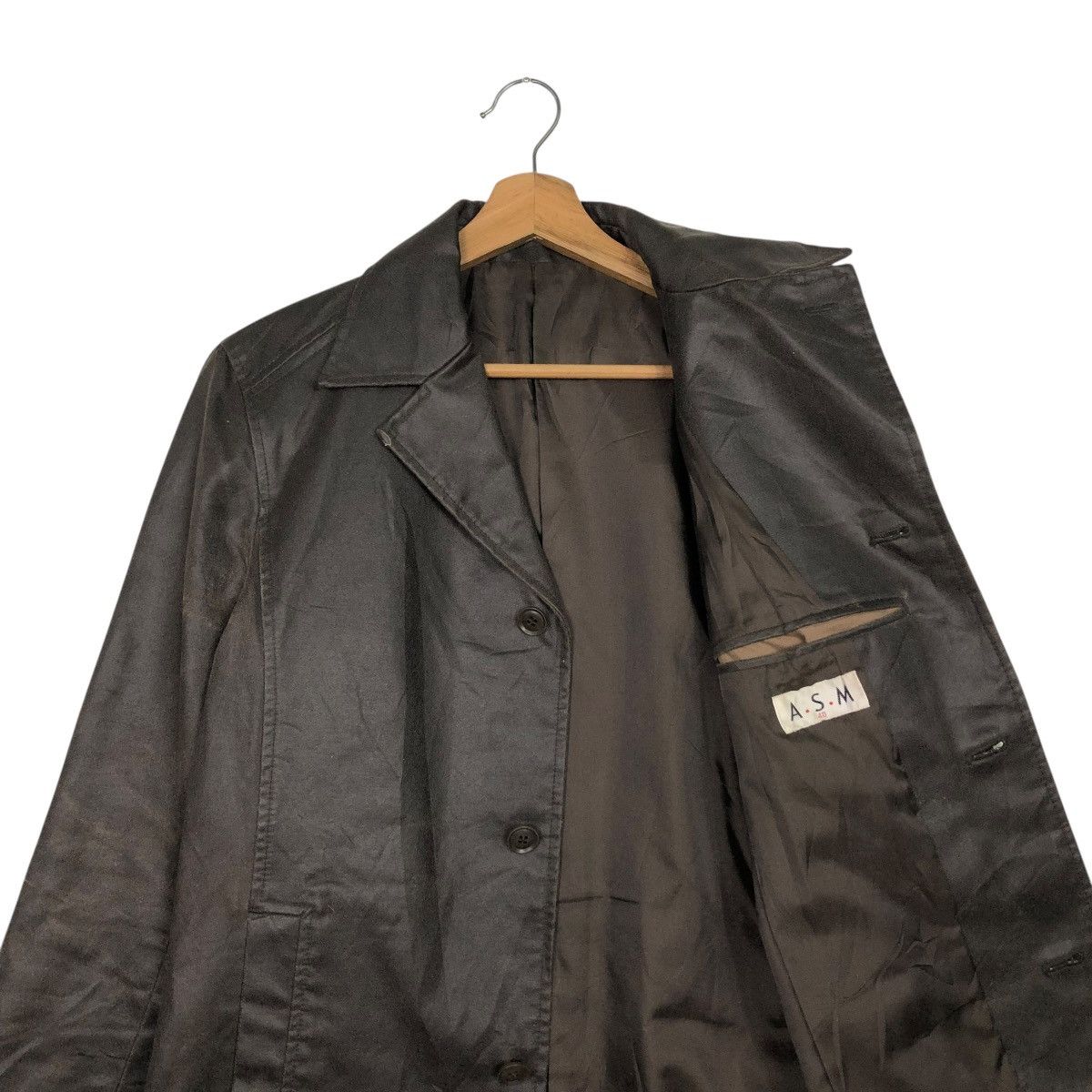 Japanese Brand 🔥VINTAGE SOFT LEATHER CHORE JACKET ASM ISSEY MIYAKE Size US S / EU 44-46 / 1 - 14 Thumbnail