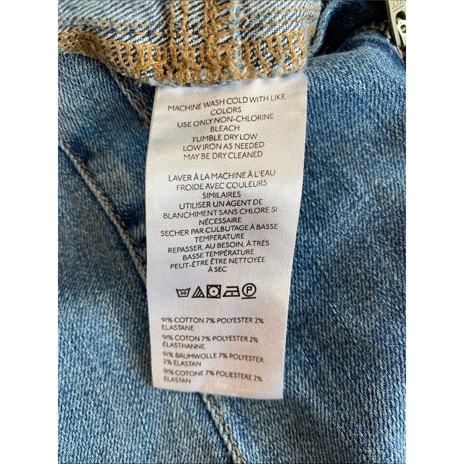 Free People We The Free $110 Jayde Flare Stretch Jeans 28” W INS 33” Size 28" / US 6 / IT 42 - 12 Thumbnail